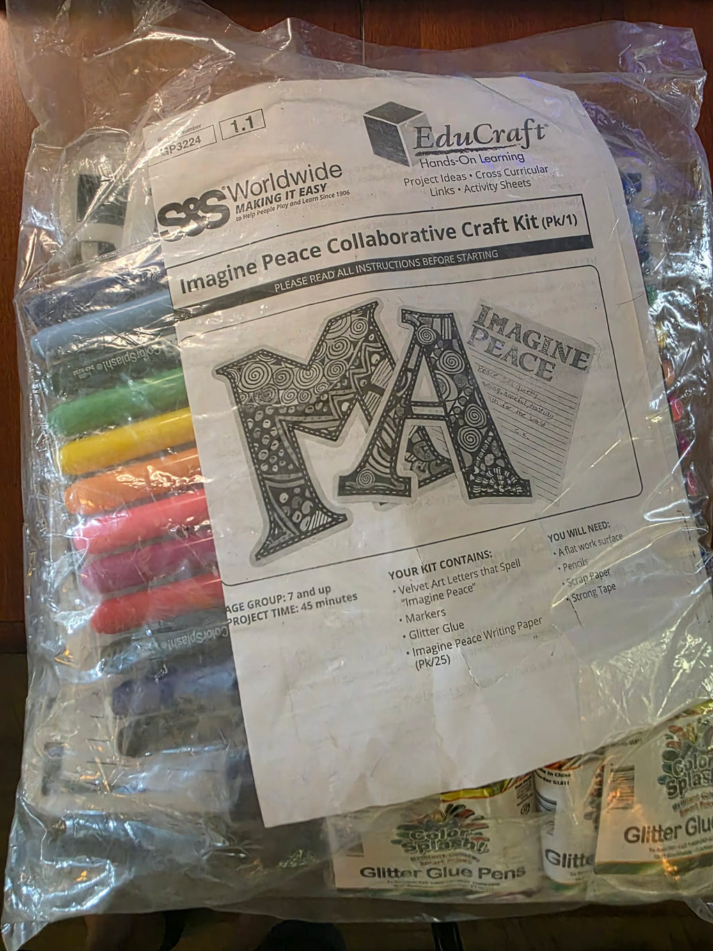 EduCraft Imagine Peace Collaborative Craft Kit (1PK)