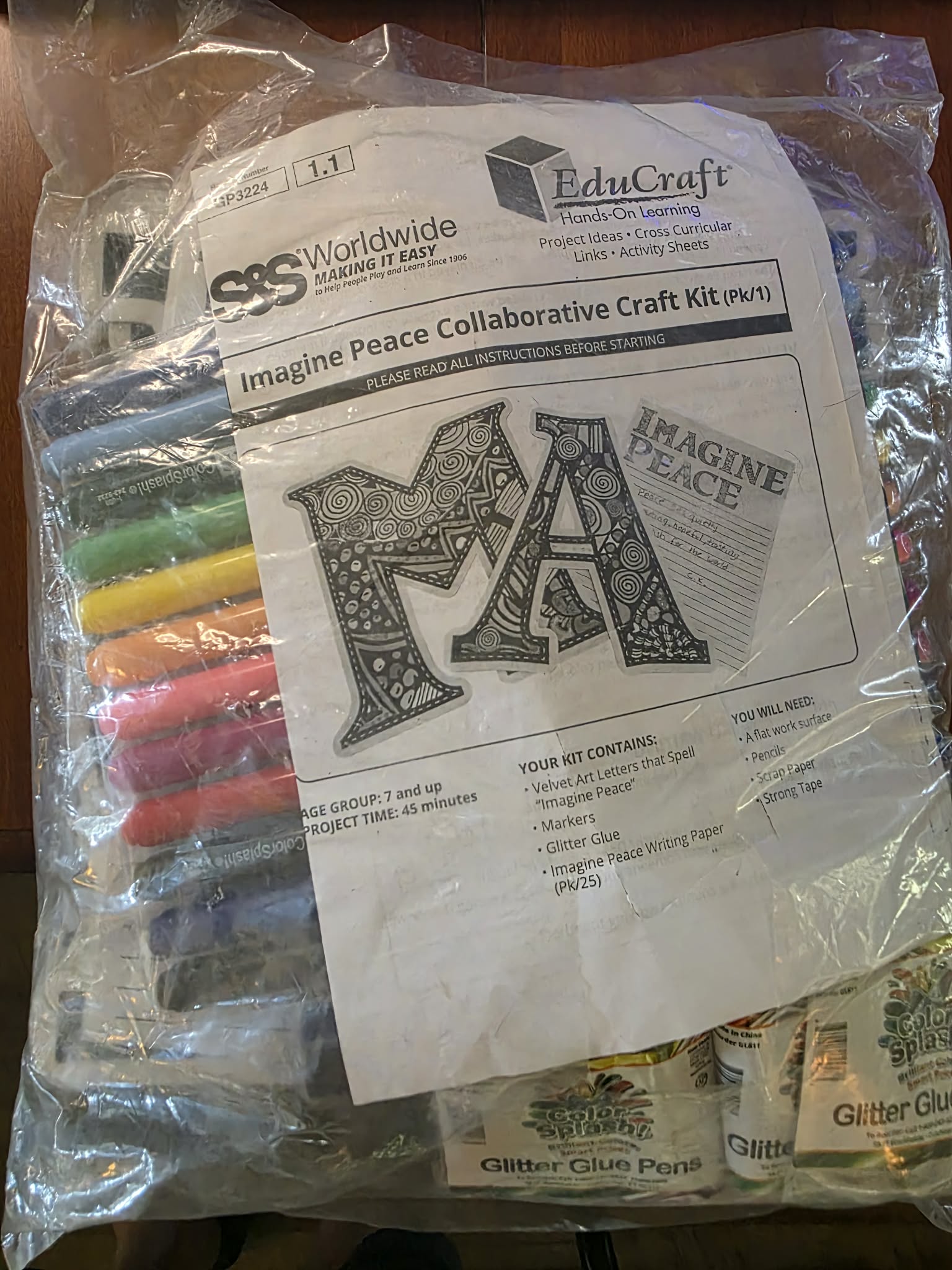 EduCraft Imagine Peace Collaborative Craft Kit (1PK)