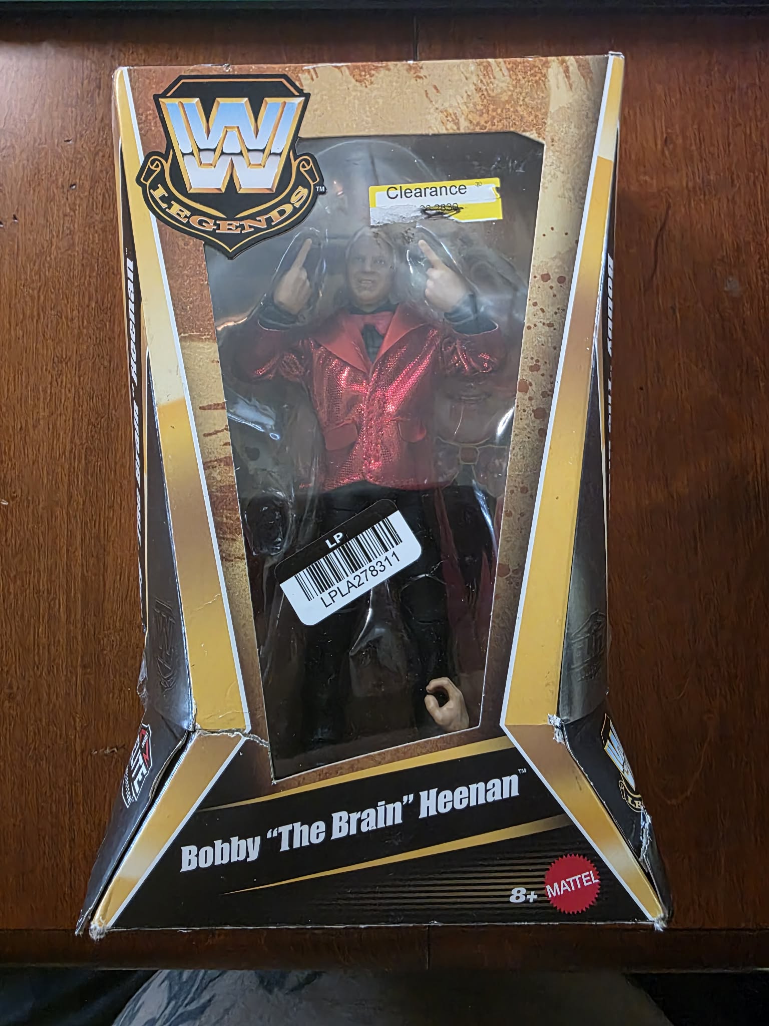 Add a WWE icon to your collection—Bobby “The Brain” Heenan is ready to shine!