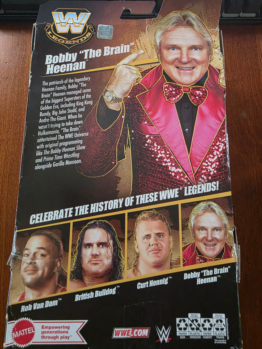 Add a WWE icon to your collection—Bobby “The Brain” Heenan is ready to shine!
