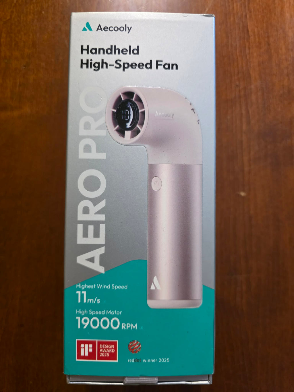 Aecooly Aero Pro Handheld High-Speed Fan - 19000 RPM Portable Turbo Fan with LED Display & 3500mAh Battery