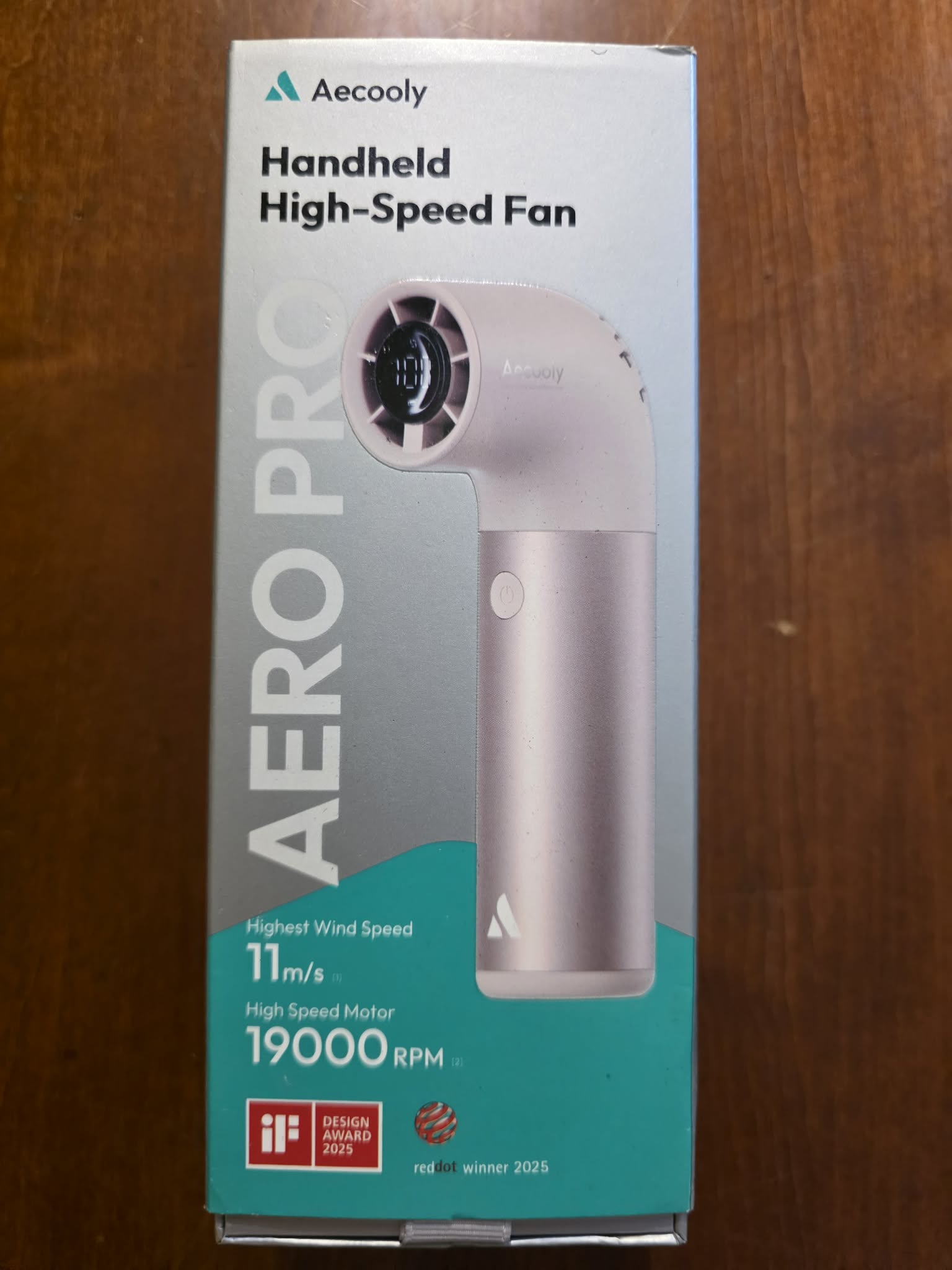 Aecooly Aero Pro Handheld High-Speed Fan - 19000 RPM Portable Turbo Fan with LED Display & 3500mAh Battery