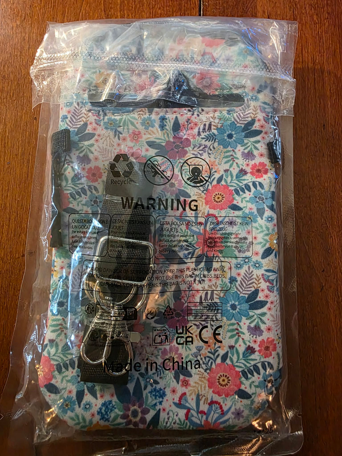 AminLiri Phone Pouch (White Garden)