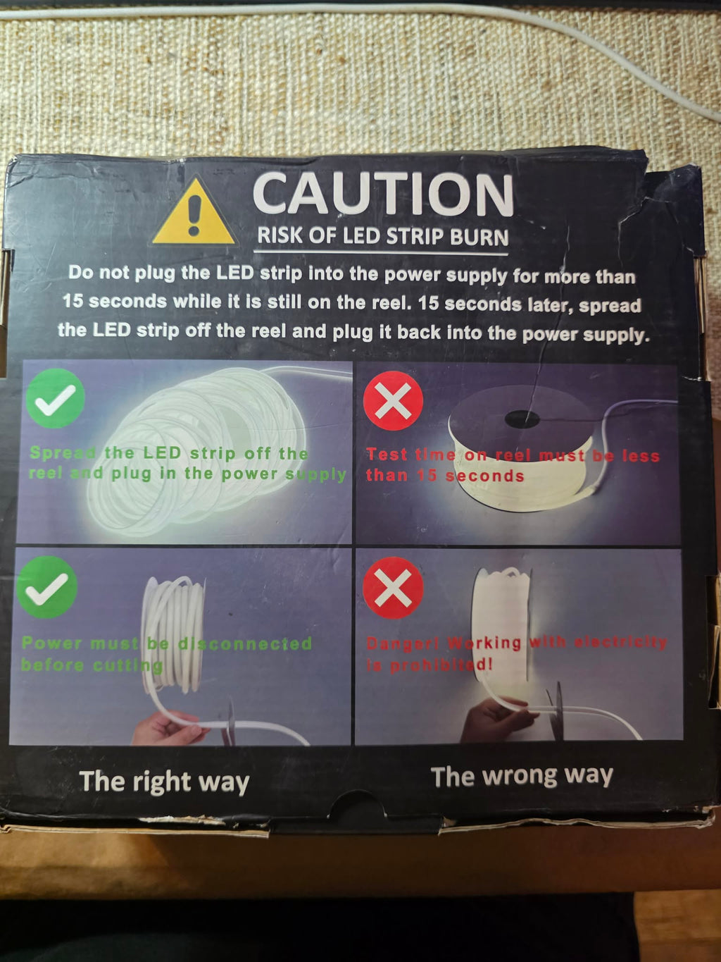 BENLUN Flexible Neon LED Strip Lights - Cuttable Rope Light Spool