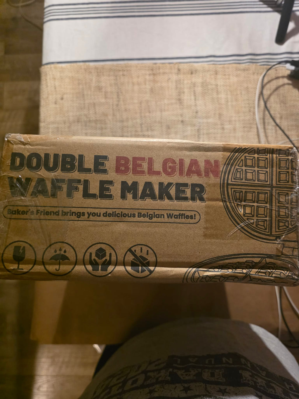 Baker's Friend Double Belgian Waffle Maker