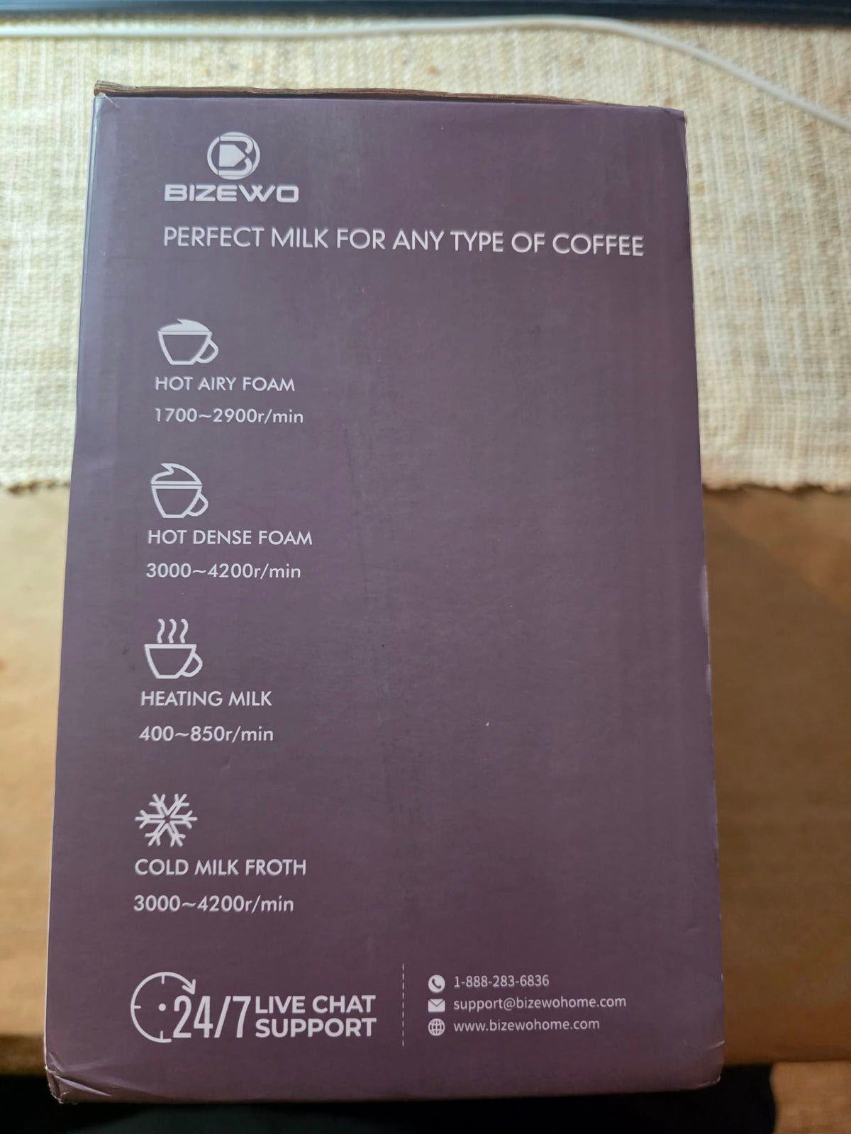 Bizewo AROMA-F2 Milk Frother