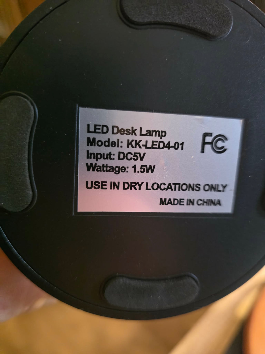 Brass Stick LED Desk Lamp with Fabric Shade (Model: KK-LED4-01)