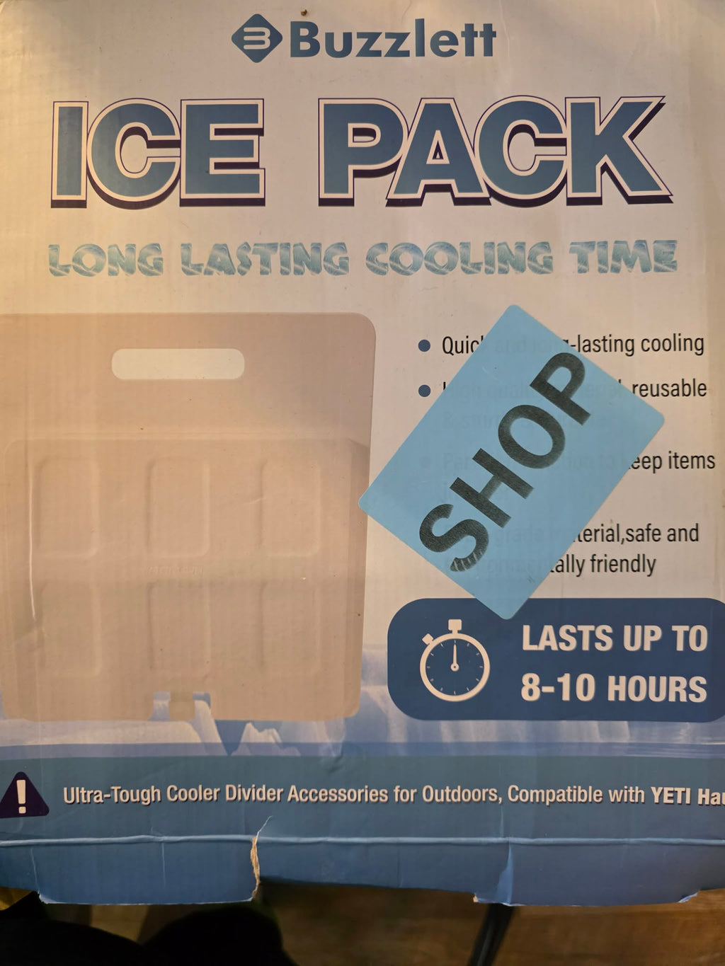 Buzzlett Reusable Long-Lasting Ice Pack