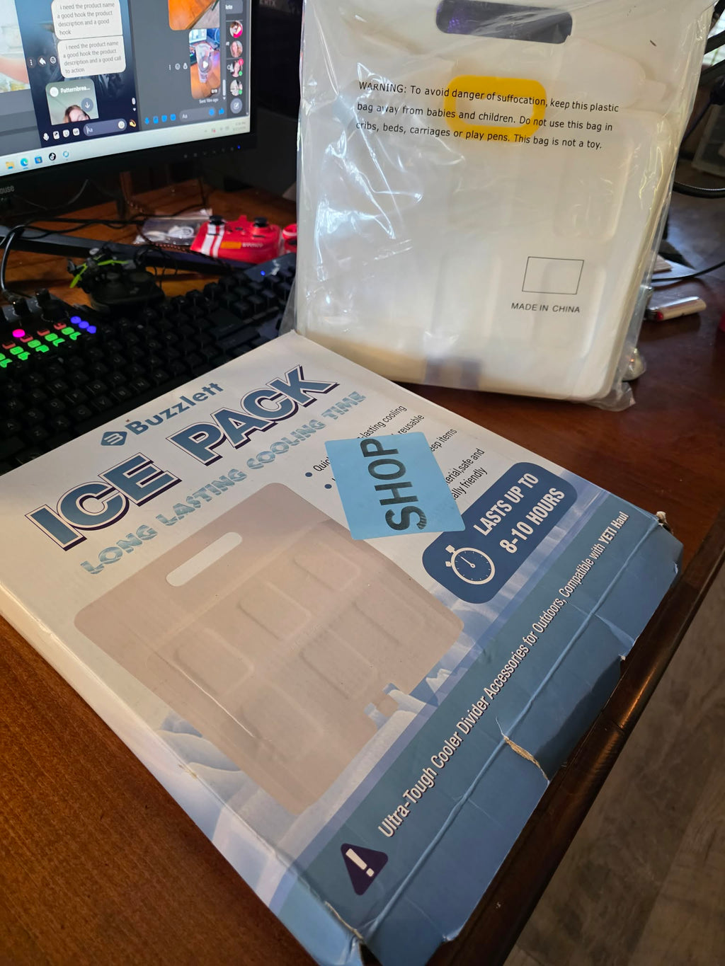 Buzzlett Reusable Long-Lasting Ice Pack
