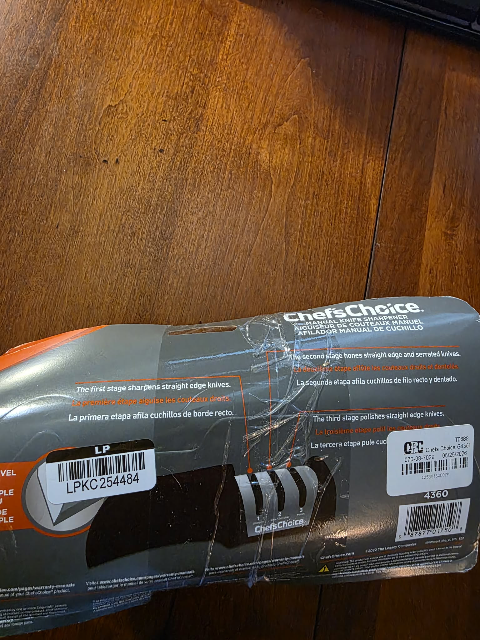Chef'sChoice 4360 Manual 3-Stage Knife Sharpener with Diamond Abrasives