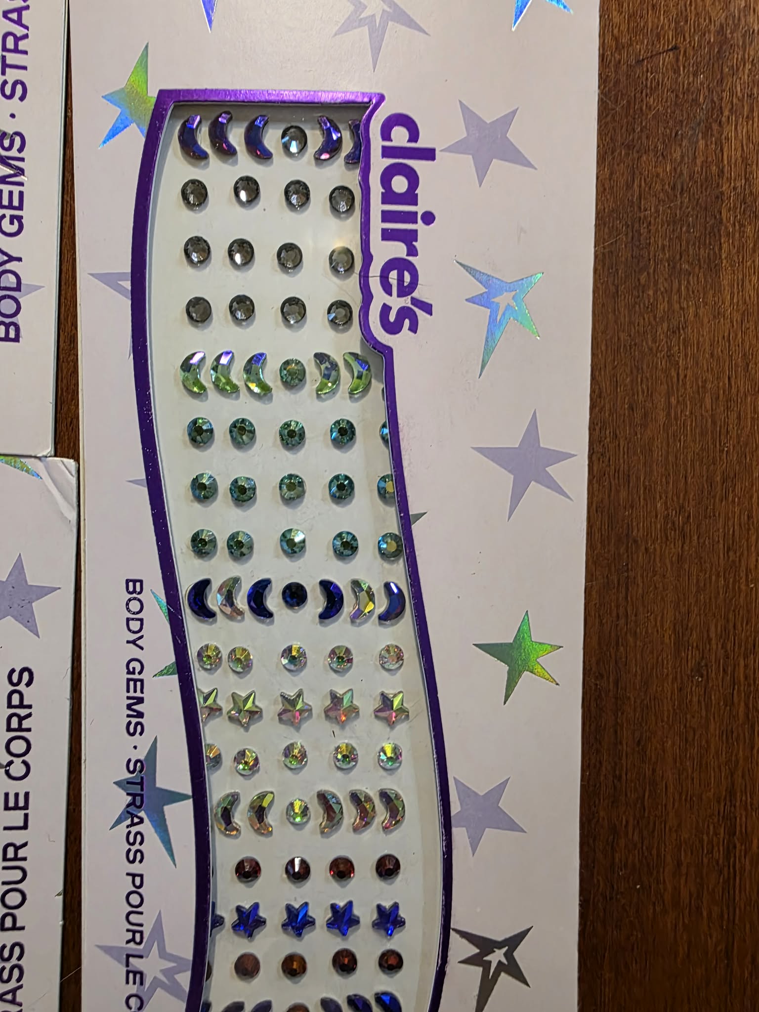 Claire’s Face & Body Gem Sticker Sets – 3-Pack