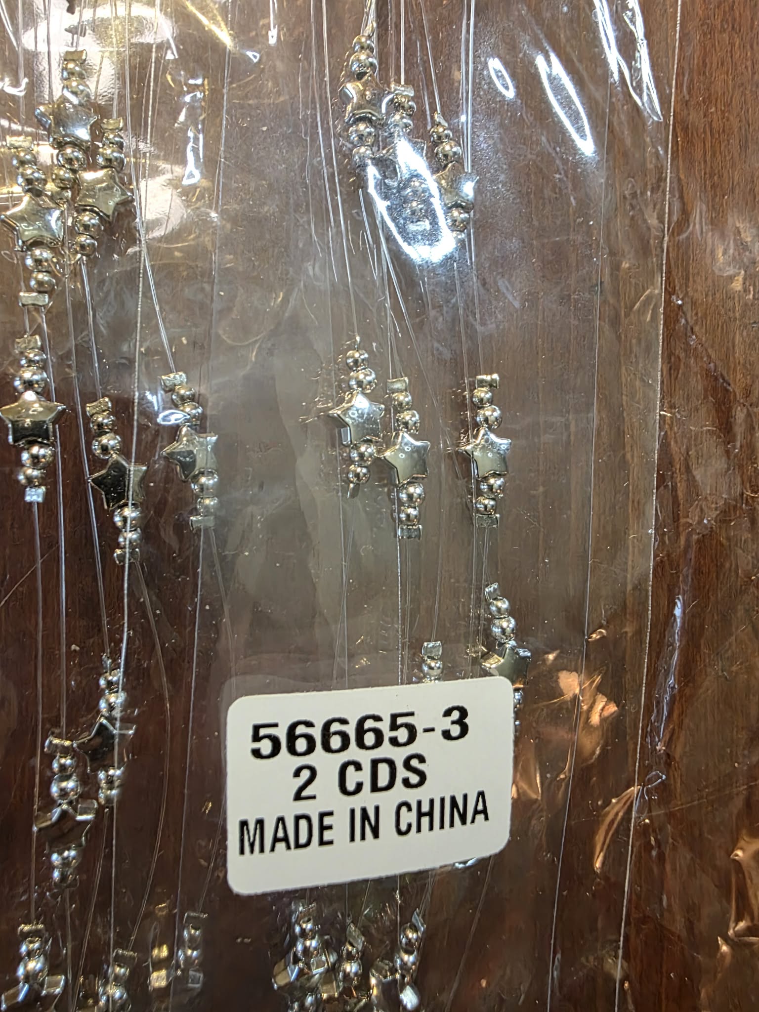 Claire’s Silver Beaded Clip-In Hair Extensions – 2-Pack