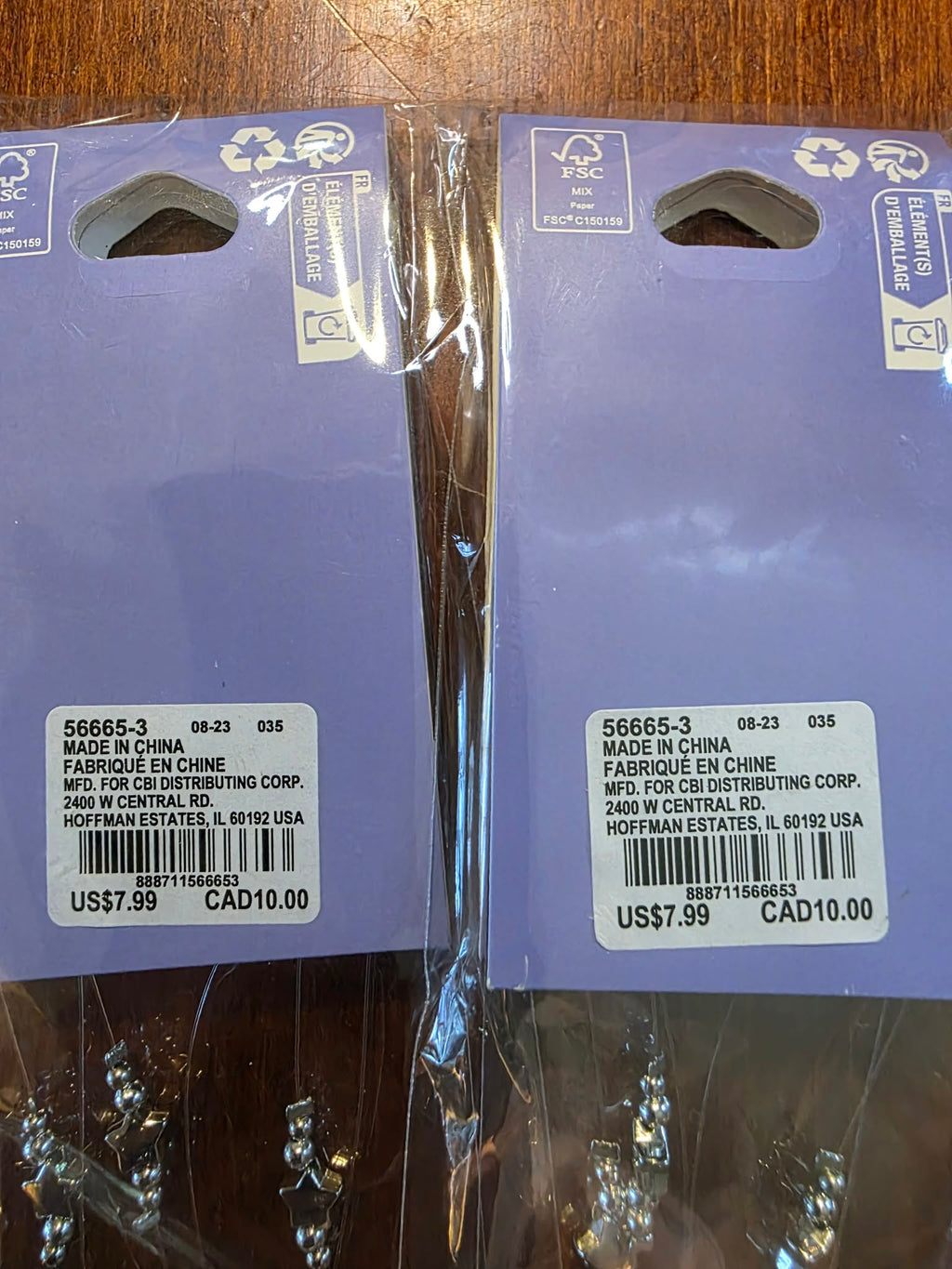 Claire’s Silver Beaded Clip-In Hair Extensions – 2-Pack
