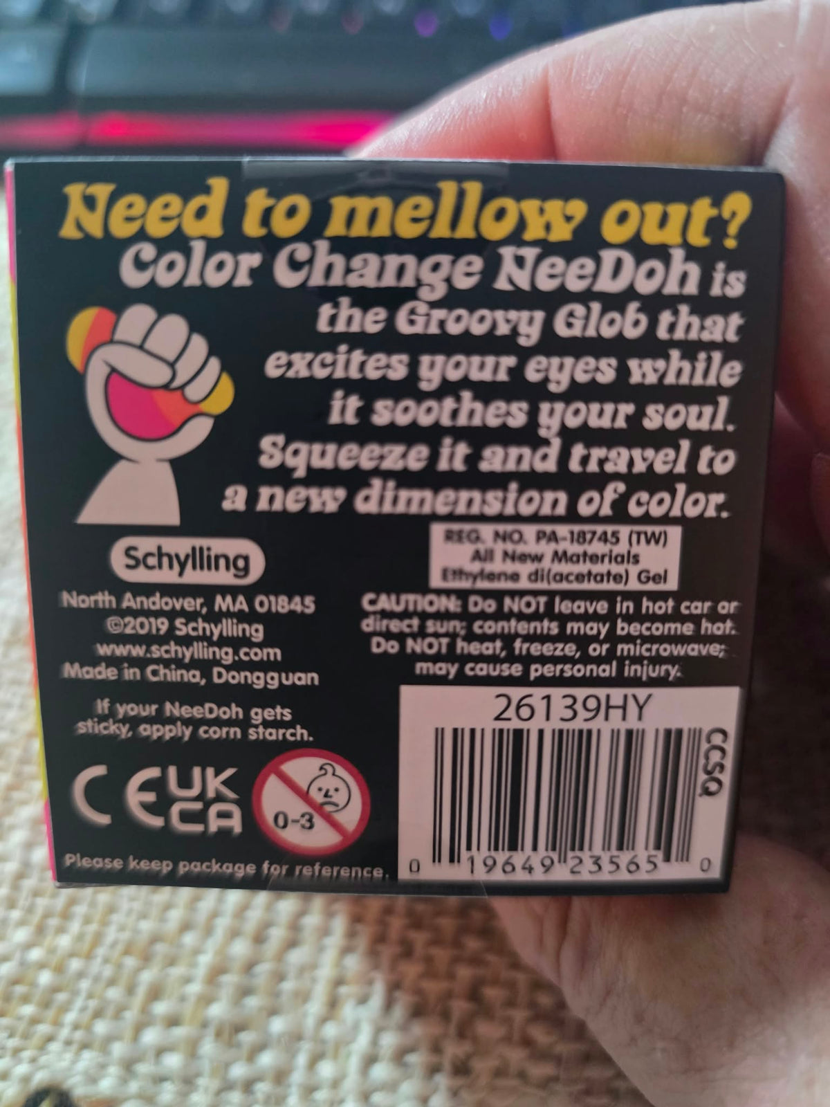 Color Change NeeDoh (Blue) The Groovy Glob Collection by Schylling