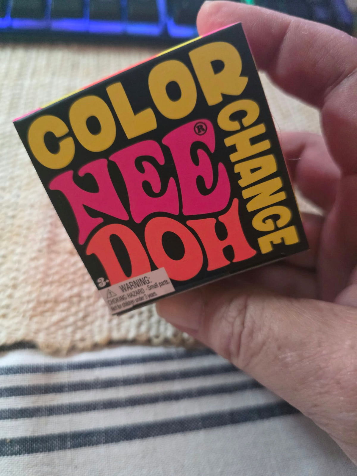 Color Change NeeDoh (Pink) The Groovy Glob Collection by Schylling