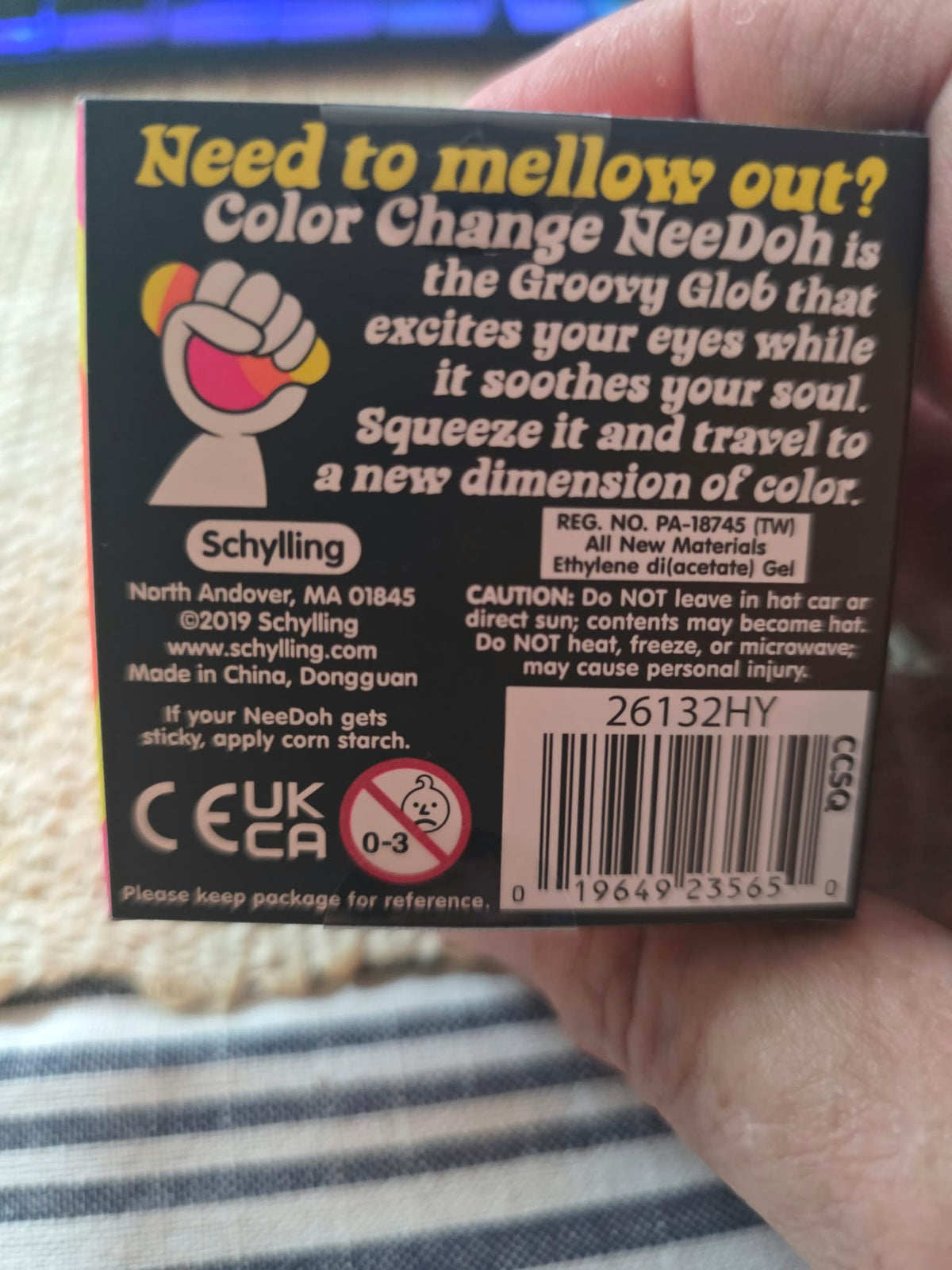 Color Change NeeDoh (Pink) The Groovy Glob Collection by Schylling