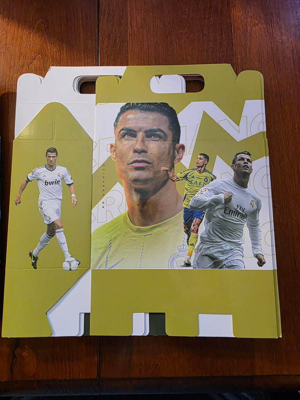 Cristiano Ronaldo Football-Themed Gift Bag