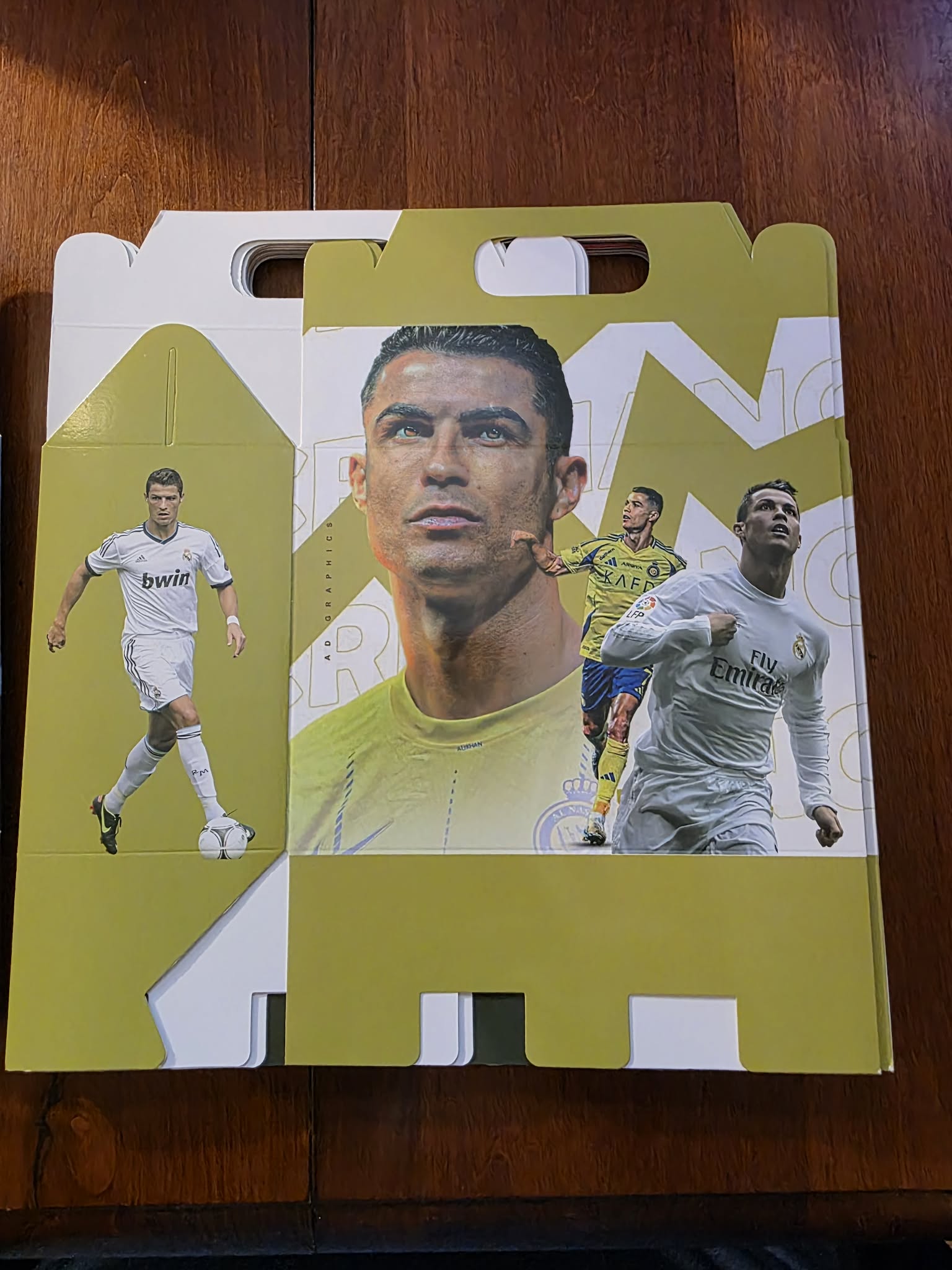 Cristiano Ronaldo Football-Themed Gift Bag