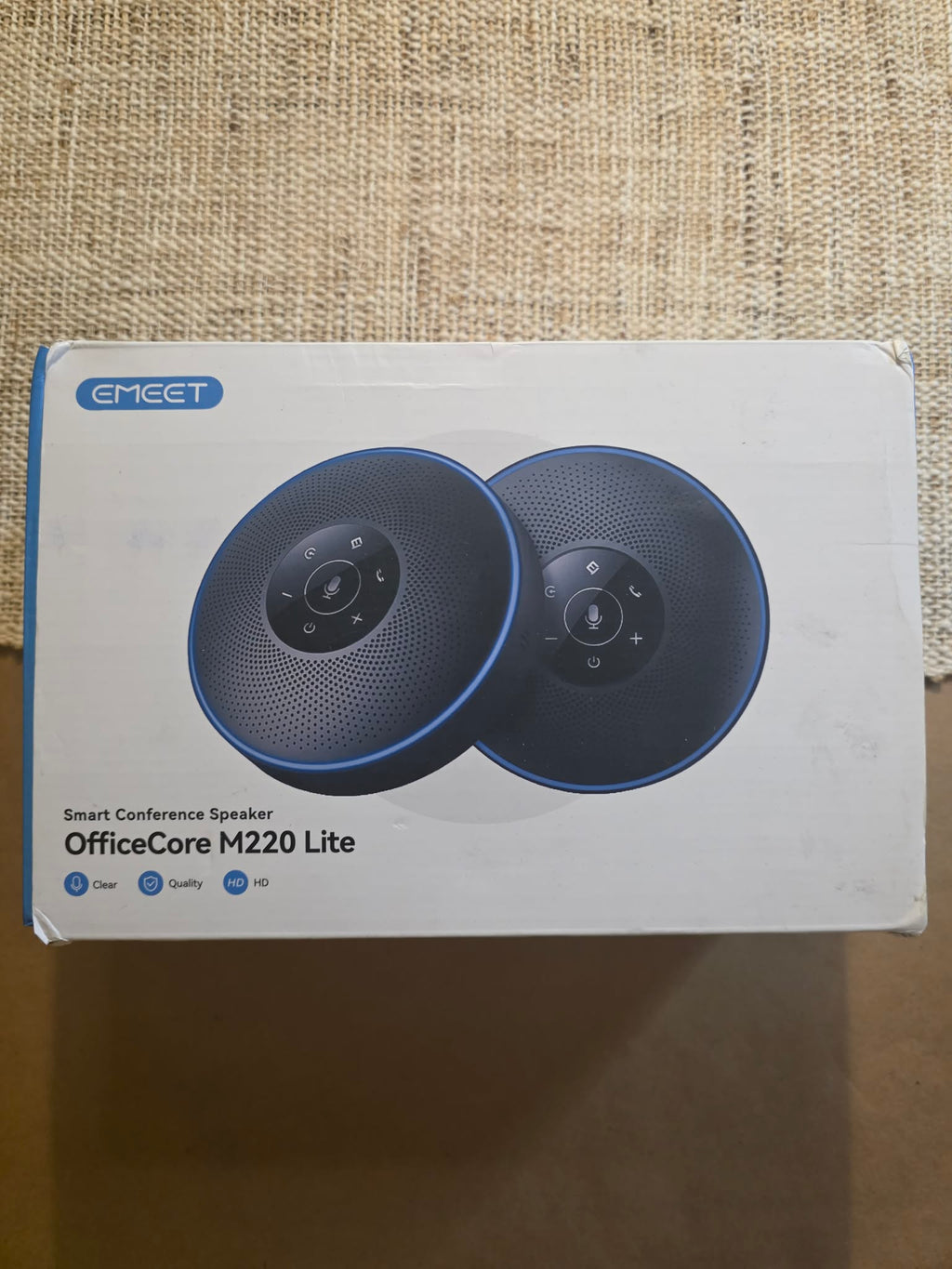 EMEET OfficeCore M220 Lite Smart Conference Speaker (Dual Cascading System)
