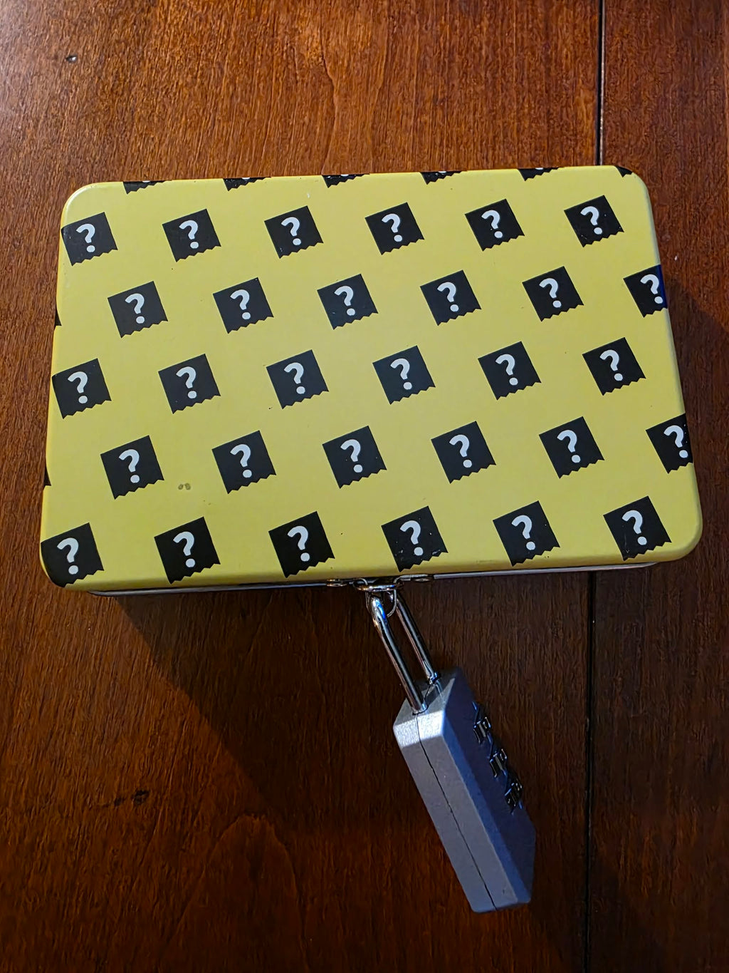 "Evidence!" Secret Stash Tin Box with 3-Digit Combination Lock