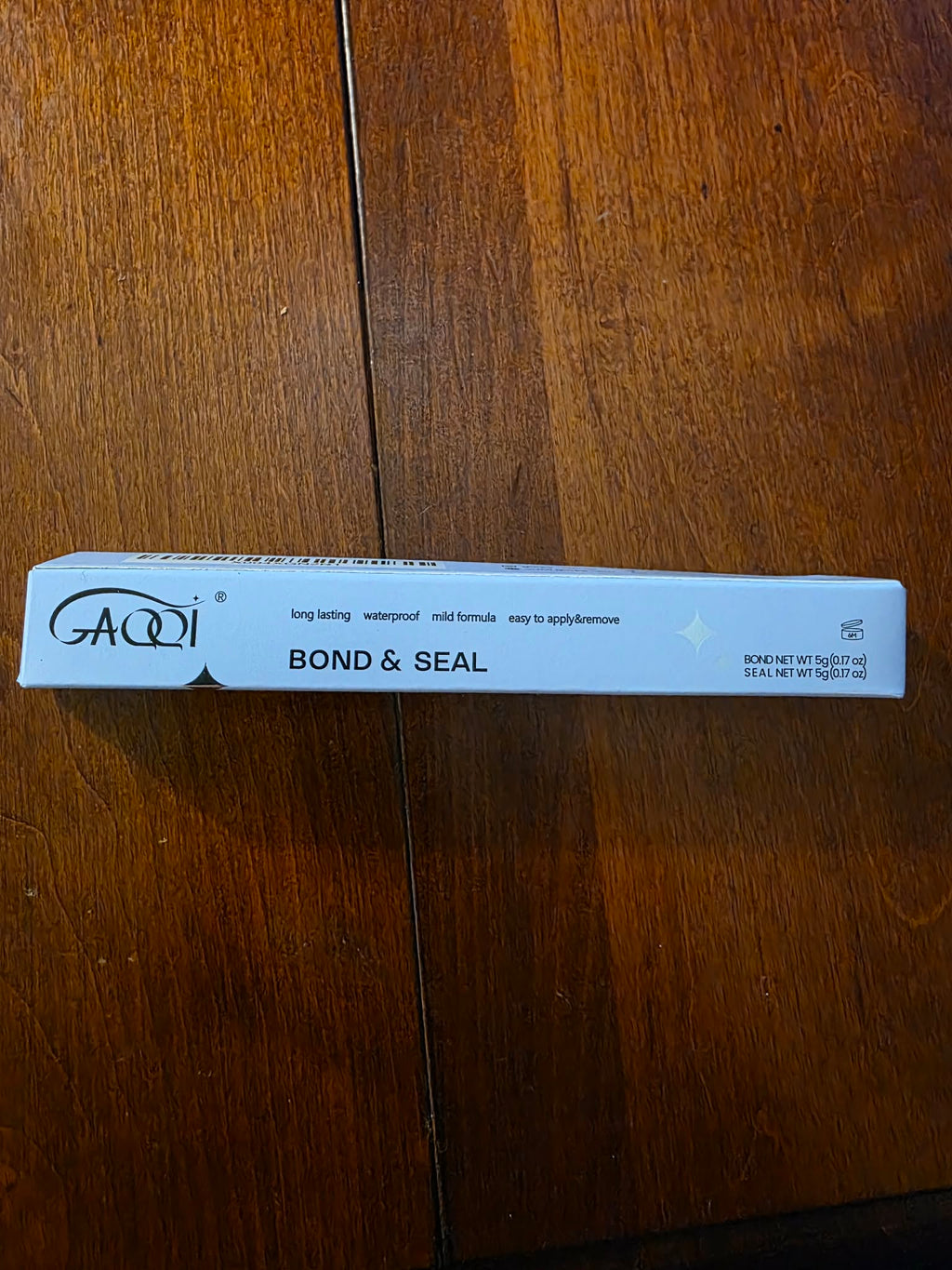 GAQQI 2-in-1 Lash Bond and Seal - Long-Lasting, Waterproof Eyelash Glue for DIY Cluster Lashes
