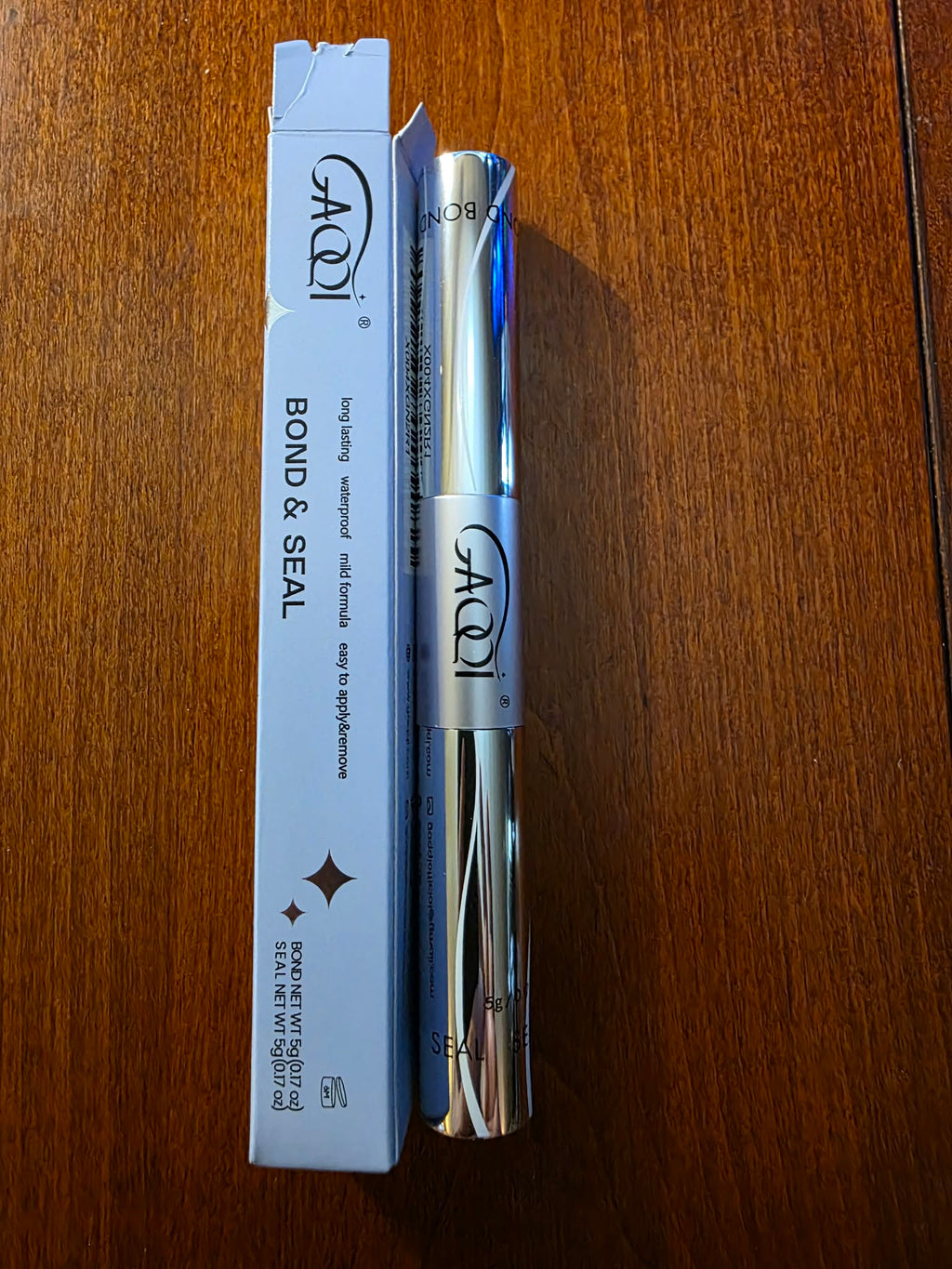 GAQQI 2-in-1 Lash Bond and Seal - Long-Lasting, Waterproof Eyelash Glue for DIY Cluster Lashes