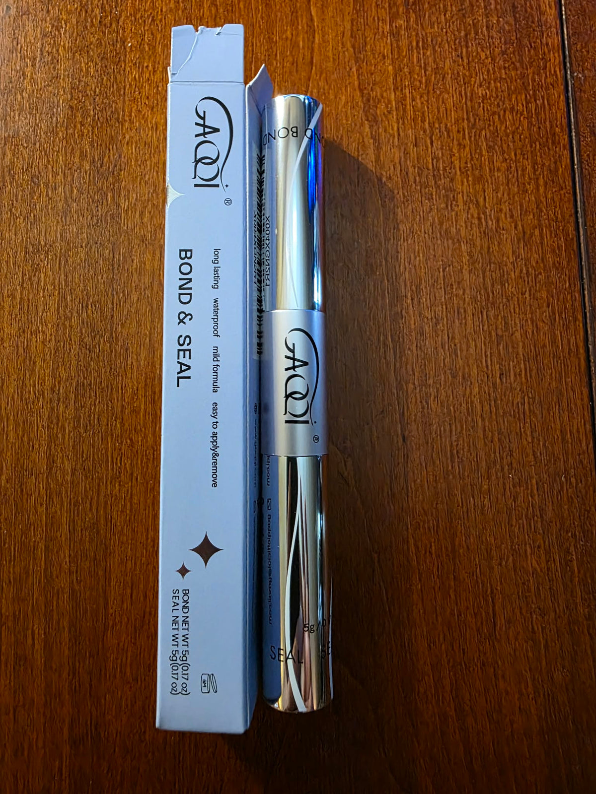 GAQQI 2-in-1 Lash Bond and Seal - Long-Lasting, Waterproof Eyelash Glue for DIY Cluster Lashes