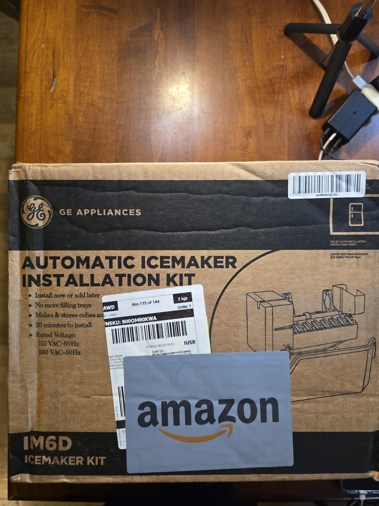GE Appliances IM6D Automatic Icemaker Installation Kit - Genuine OEM Replacement Part