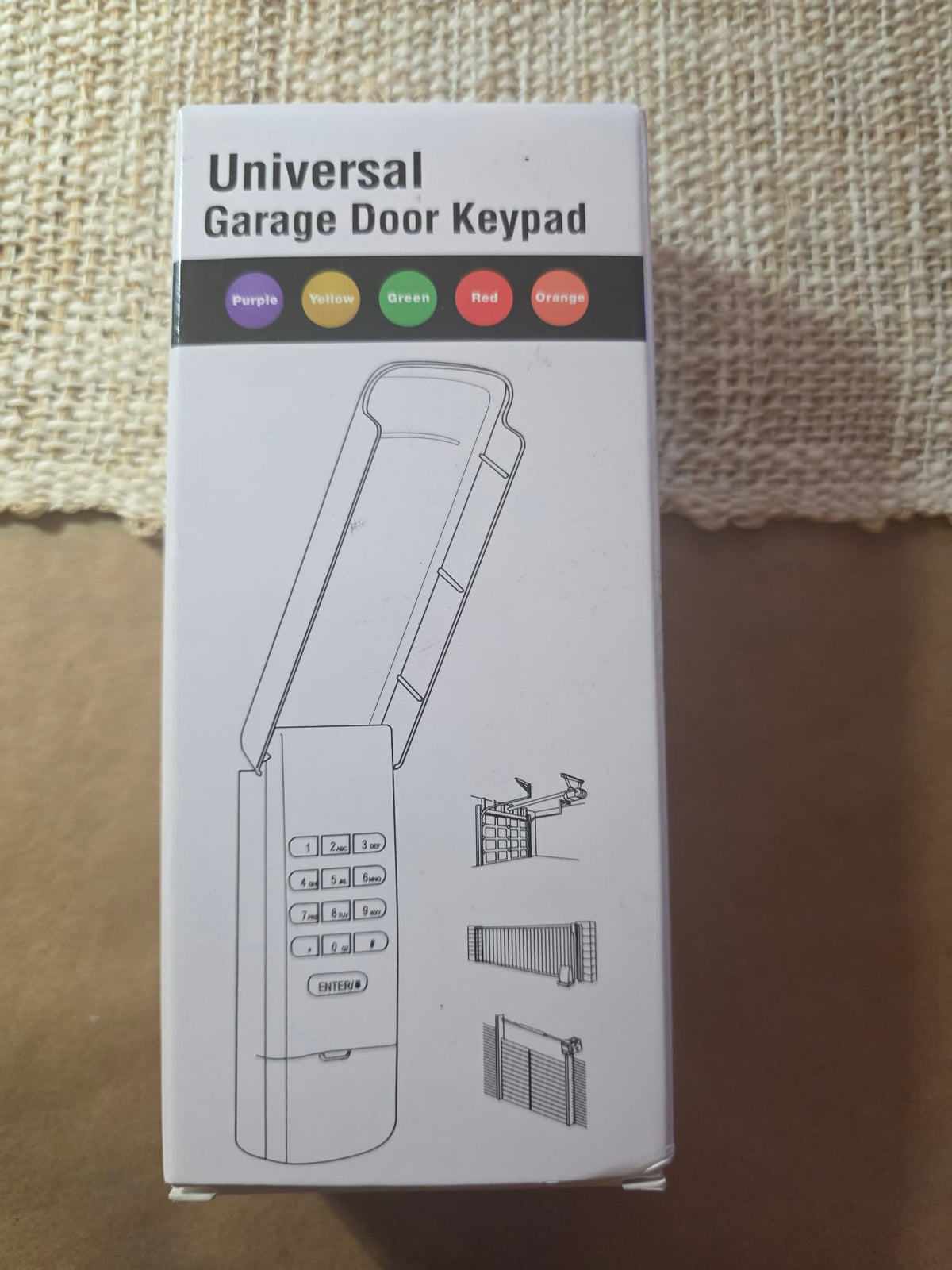 GIOATY Universal Wireless Garage Door Keypad - Keyless Entry (Compatible with All Major Brands)