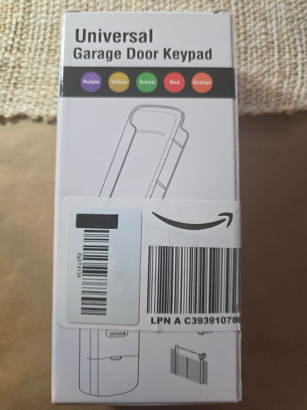 GIOATY Universal Wireless Garage Door Keypad - Keyless Entry (Compatible with All Major Brands)