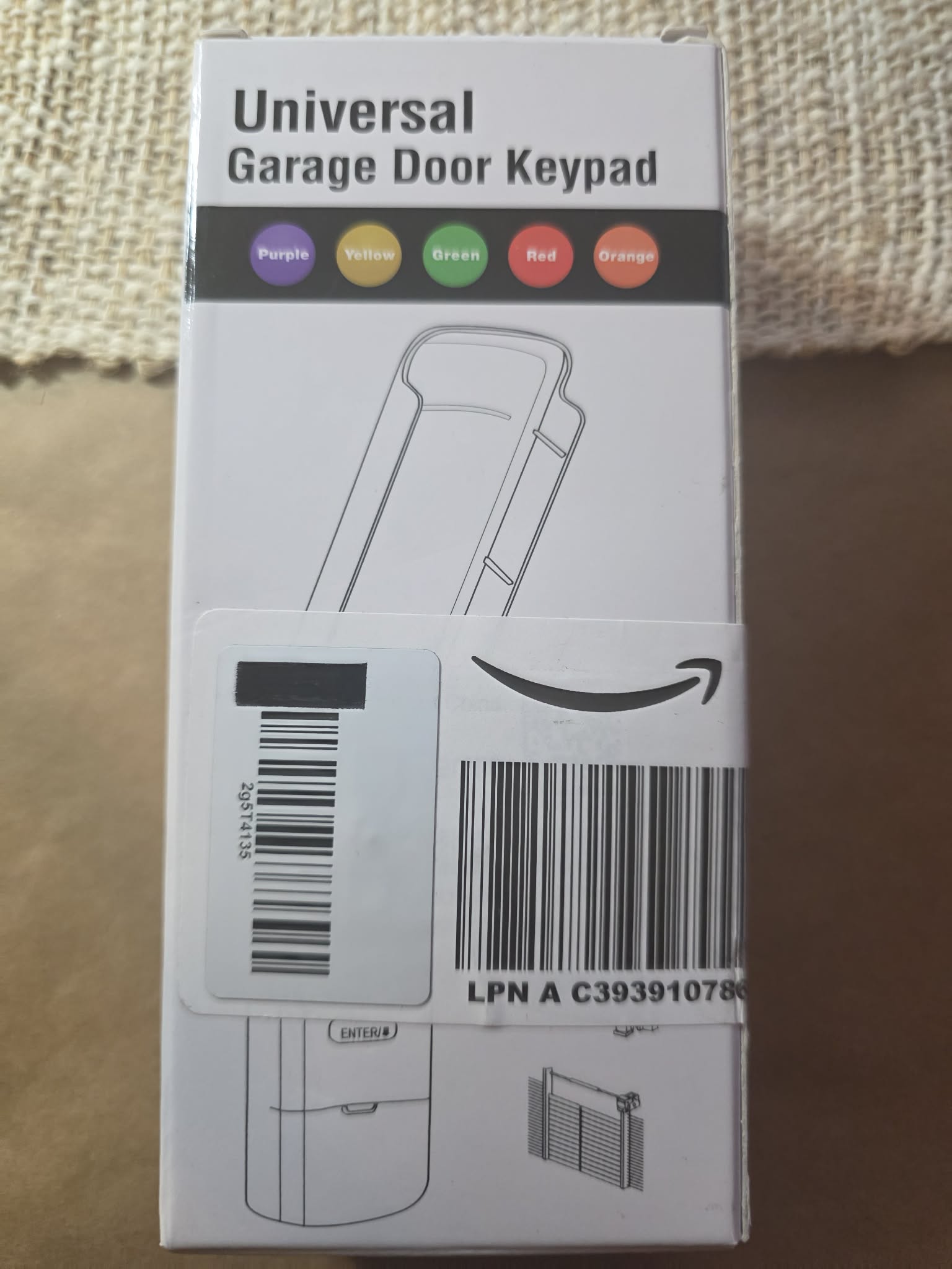 GIOATY Universal Wireless Garage Door Keypad - Keyless Entry (Compatible with All Major Brands)