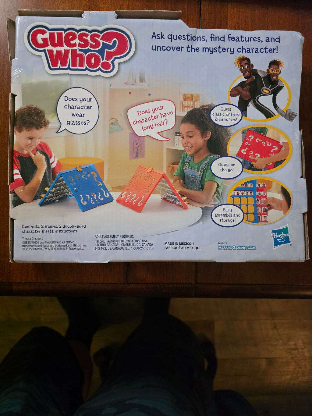 Hasbro Gaming Guess Who? The Original Guessing Game – Includes 2 Character Sets (Ages 6+)