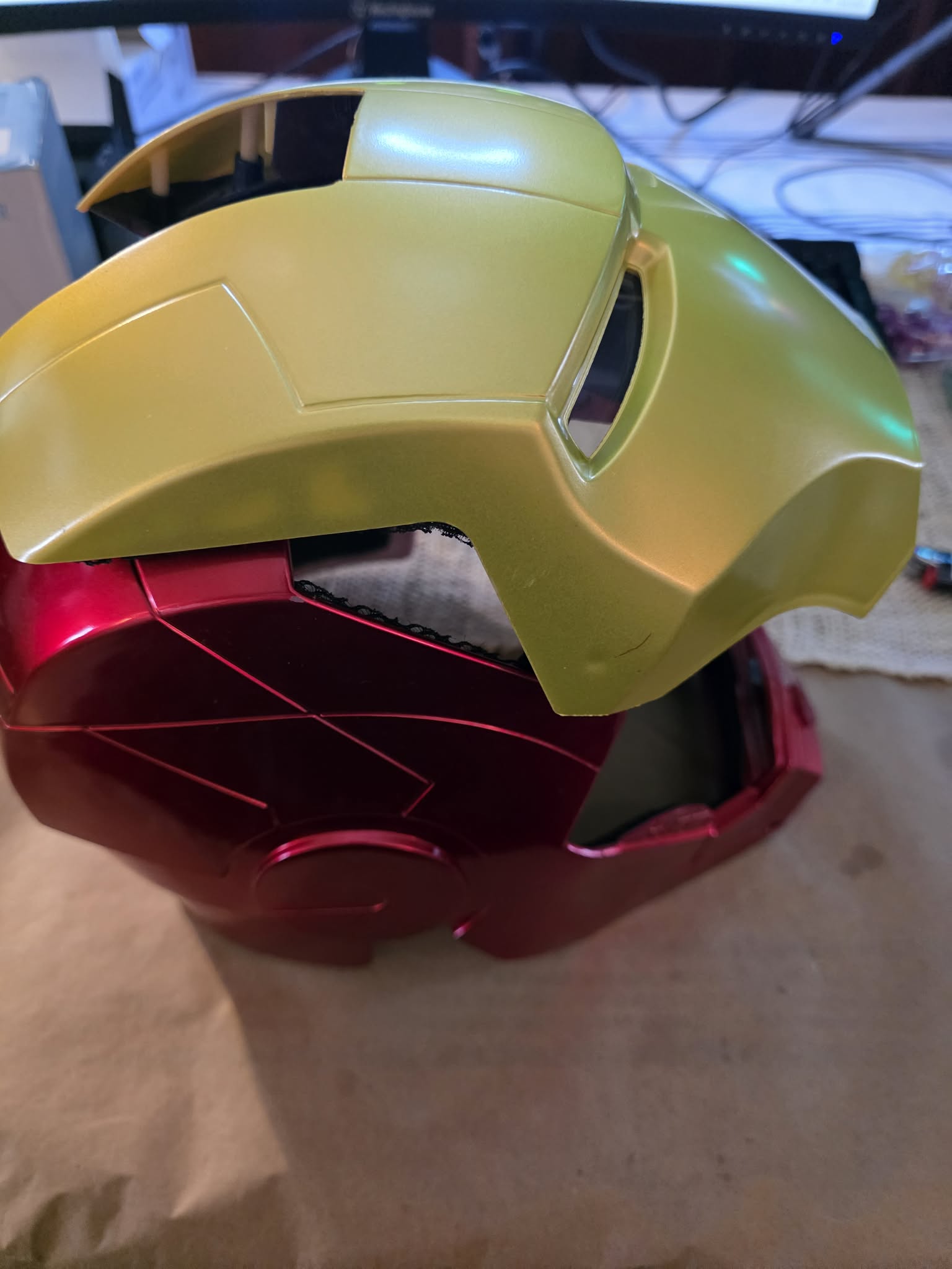 Iron Man Mark VII 1:1 Wearable Helmet – Full-Scale Movie Replica Headgear
