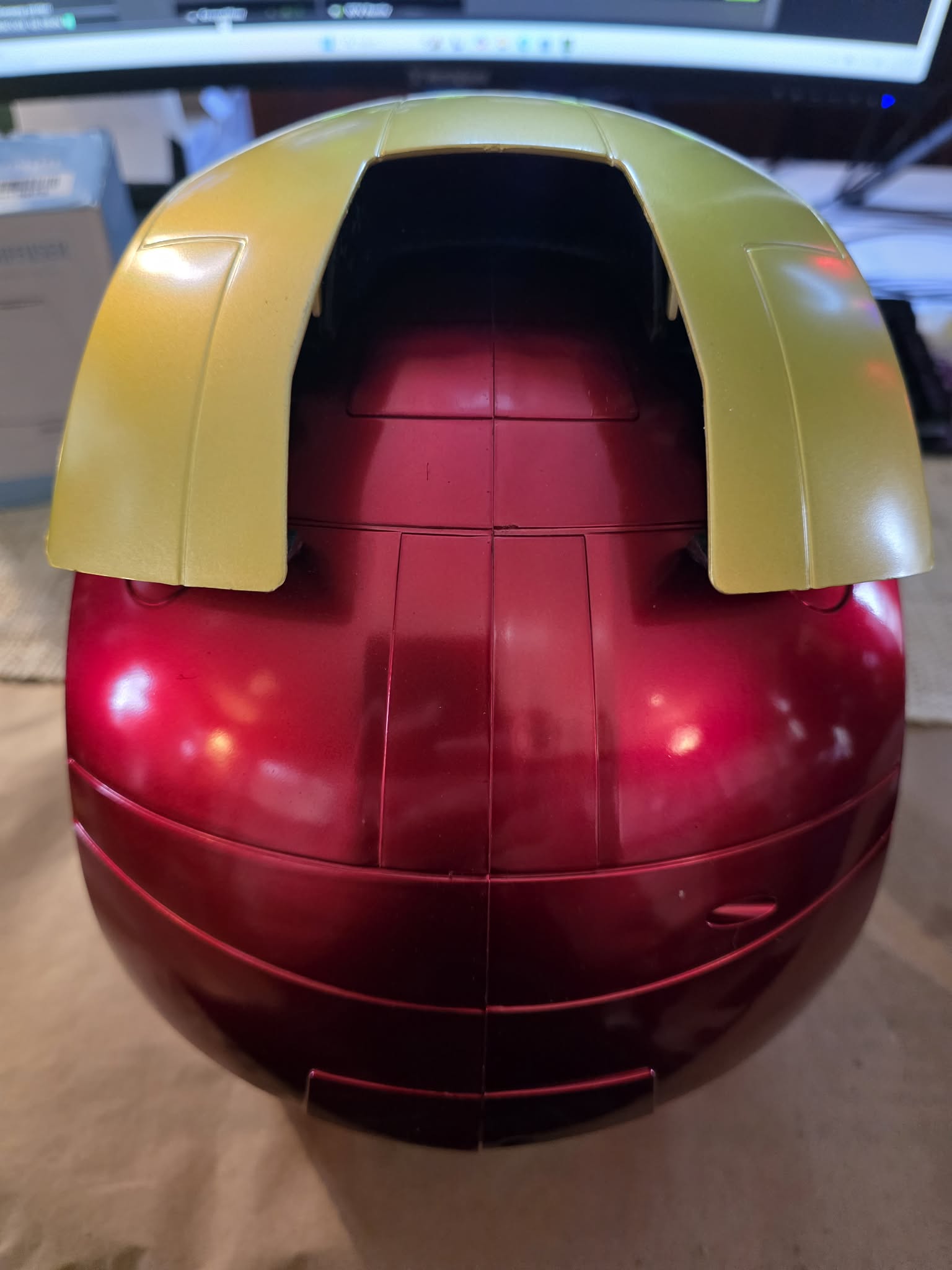 Iron Man Mark VII 1:1 Wearable Helmet – Full-Scale Movie Replica Headgear