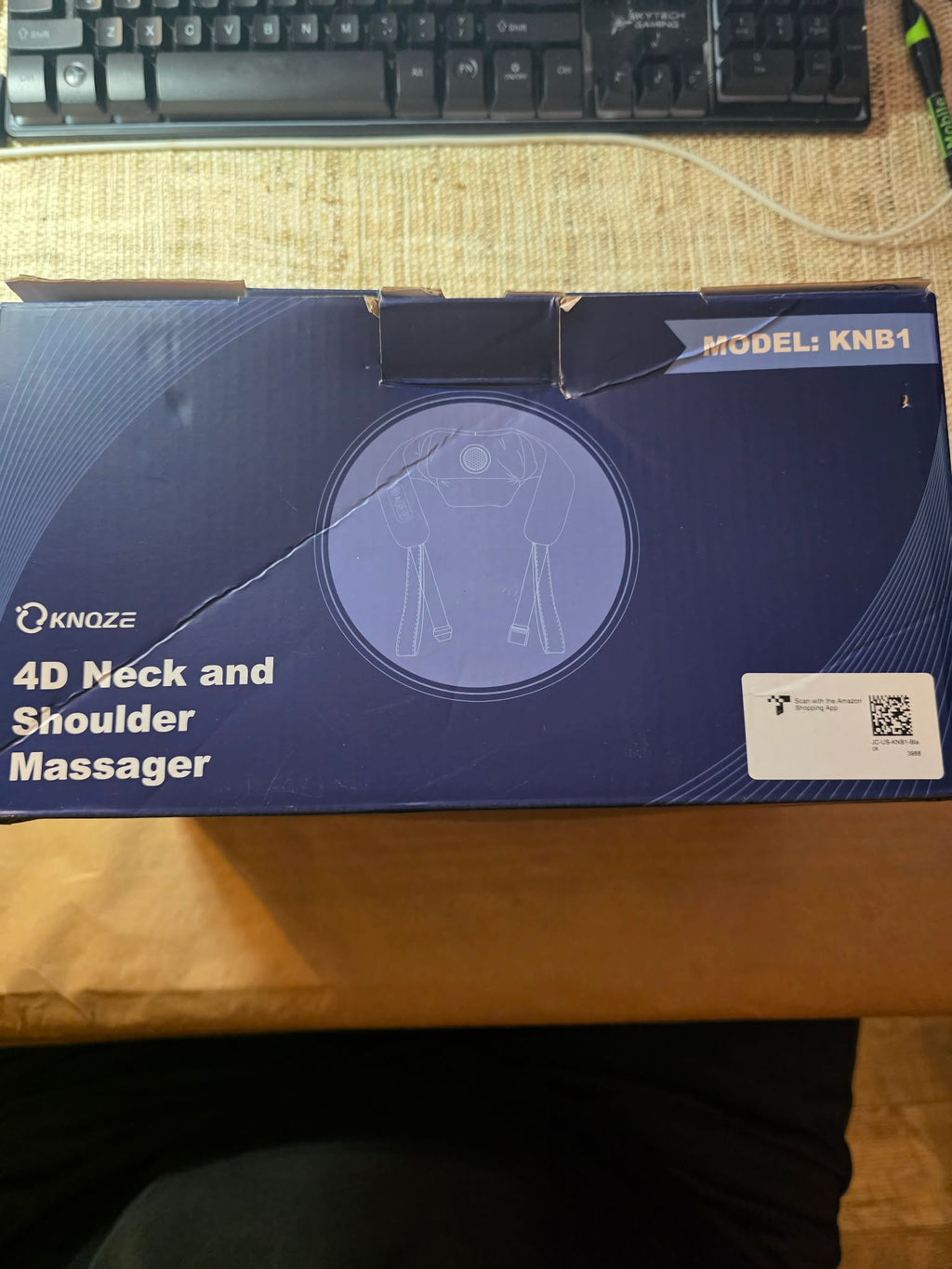 KNOZE 4D Neck and Shoulder Massager (Cordless, Model: KNB1)