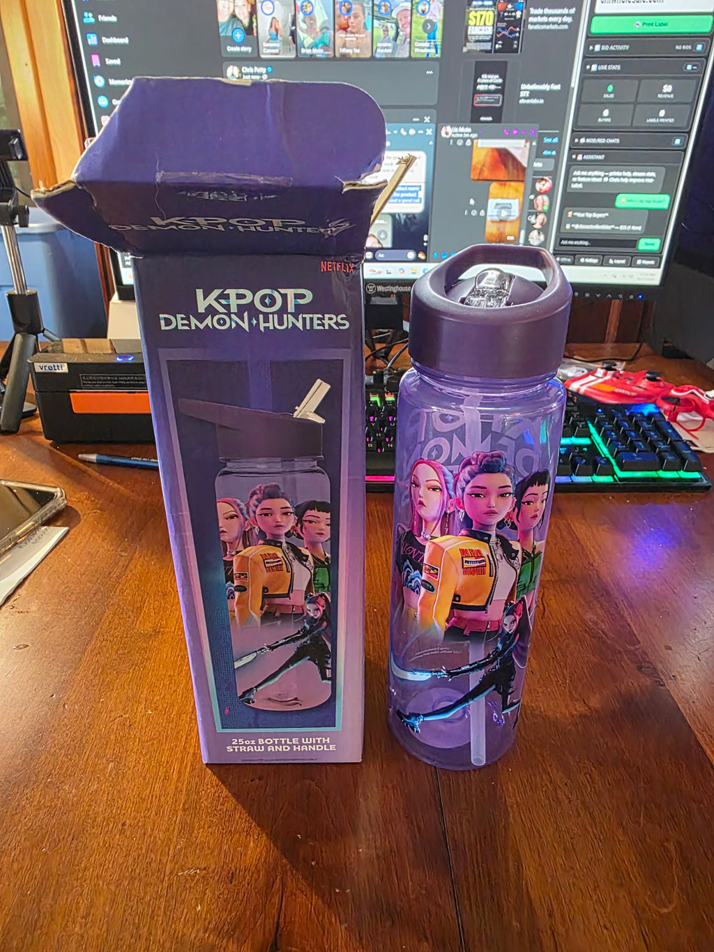 KPop Demon Hunters 25 oz. Character Water Bottle