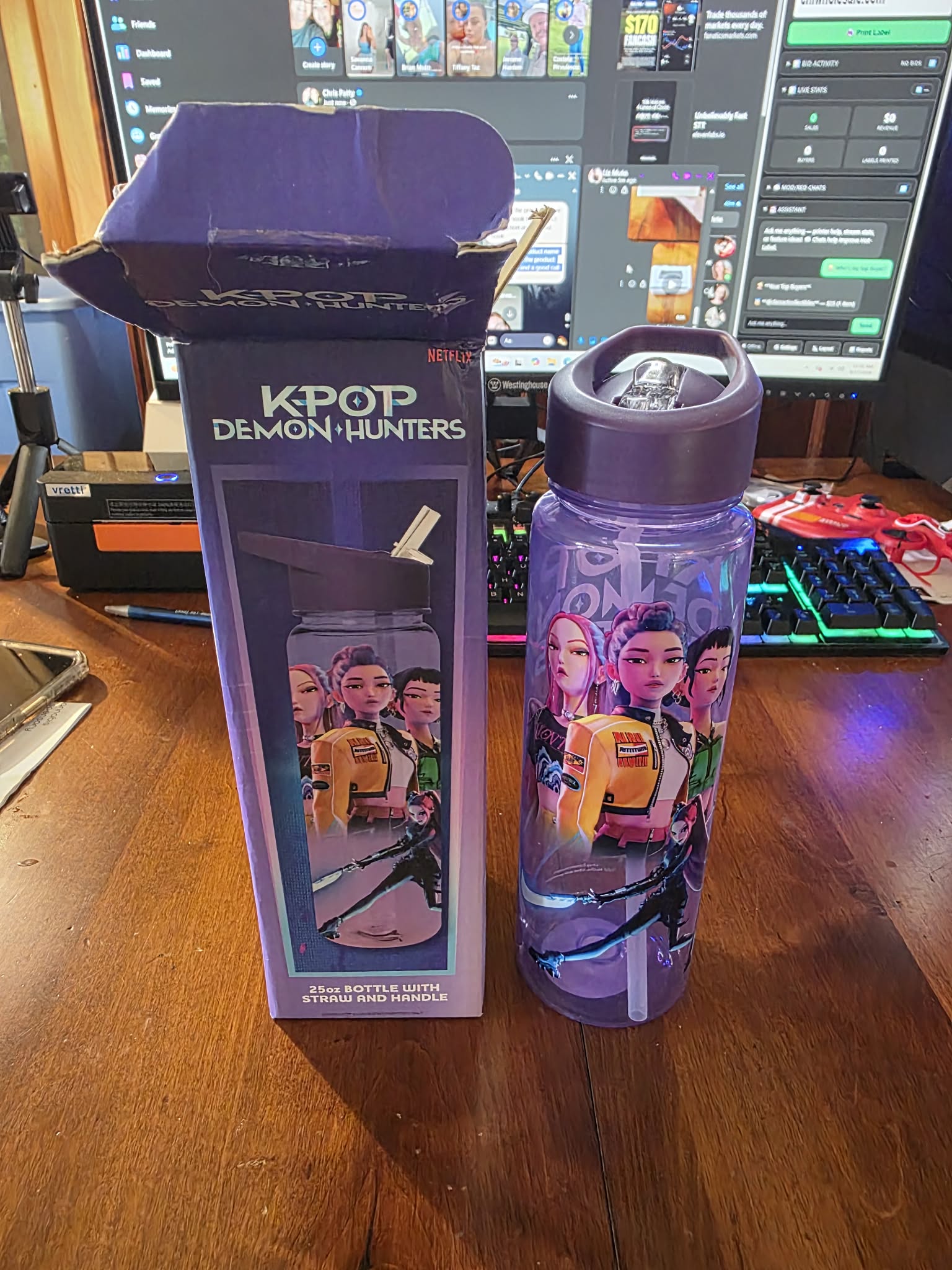 KPop Demon Hunters 25 oz. Character Water Bottle