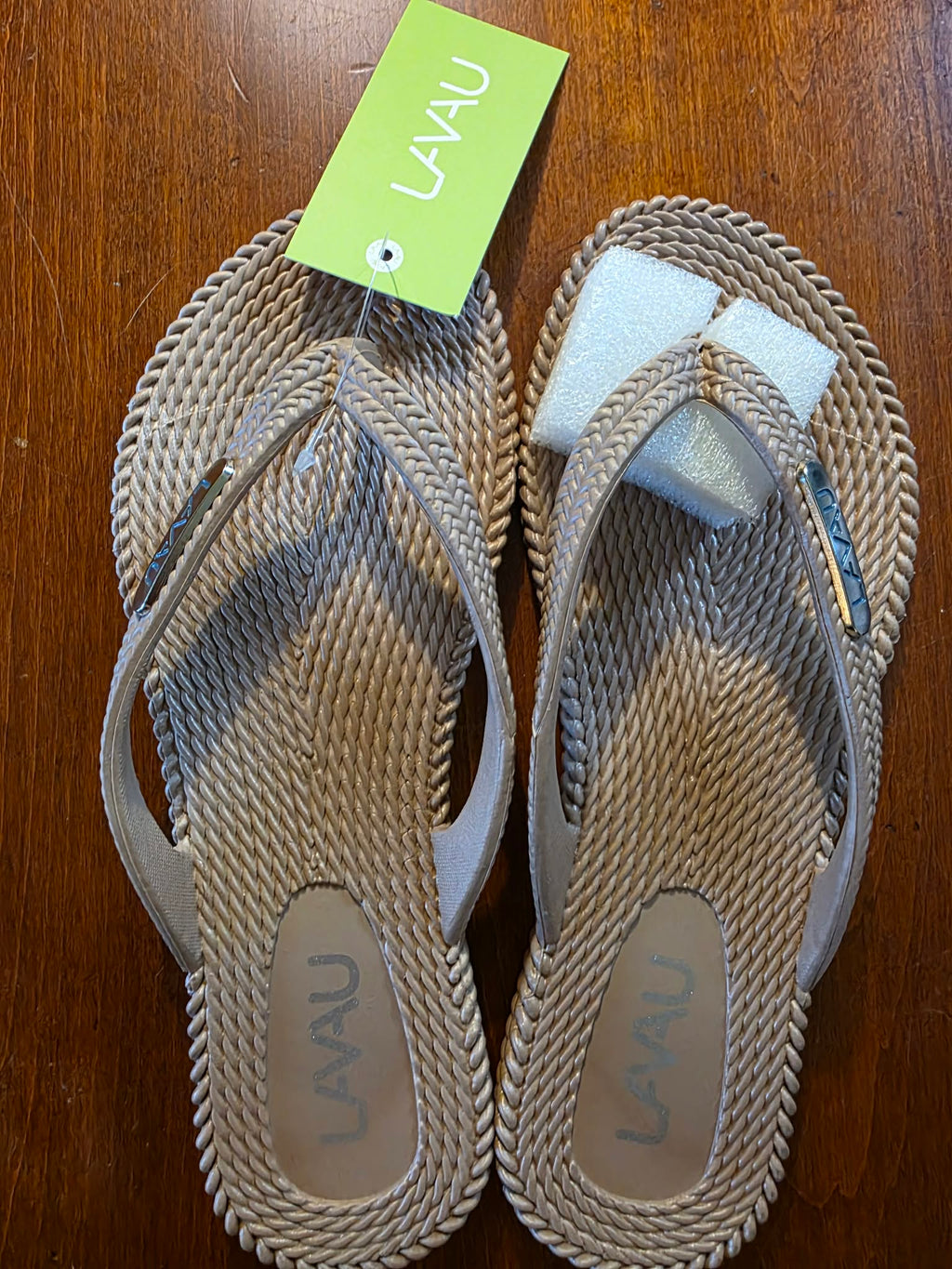 LAVIU Women’s Woven Flip-Flops – US 5.5–6