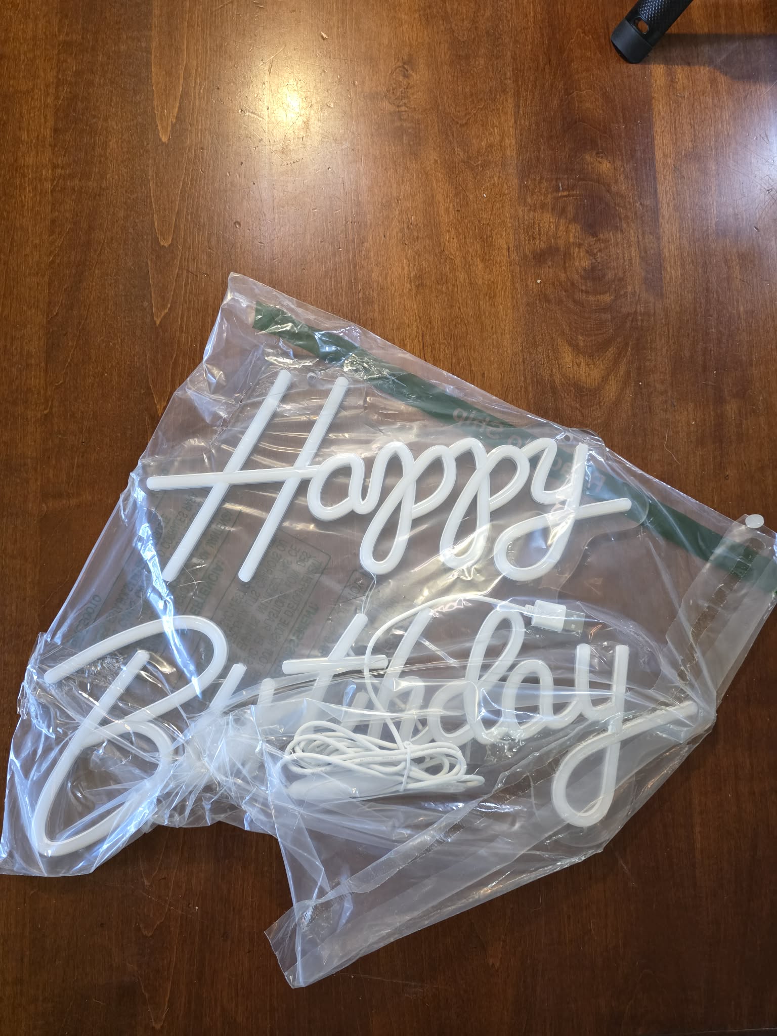 LED “Happy Birthday” Party Sign