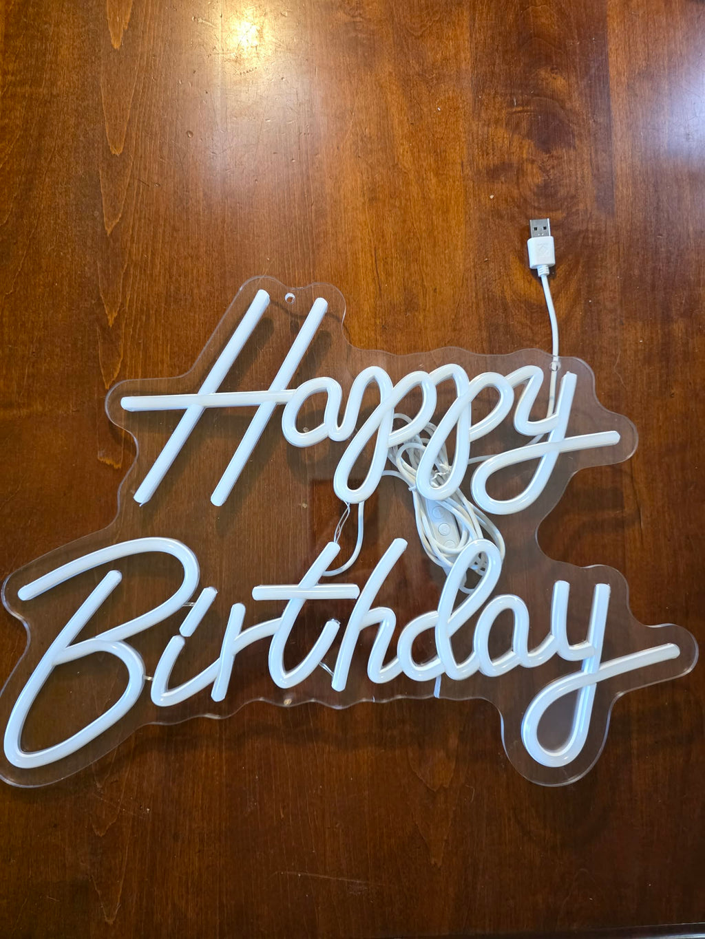 LED “Happy Birthday” Party Sign