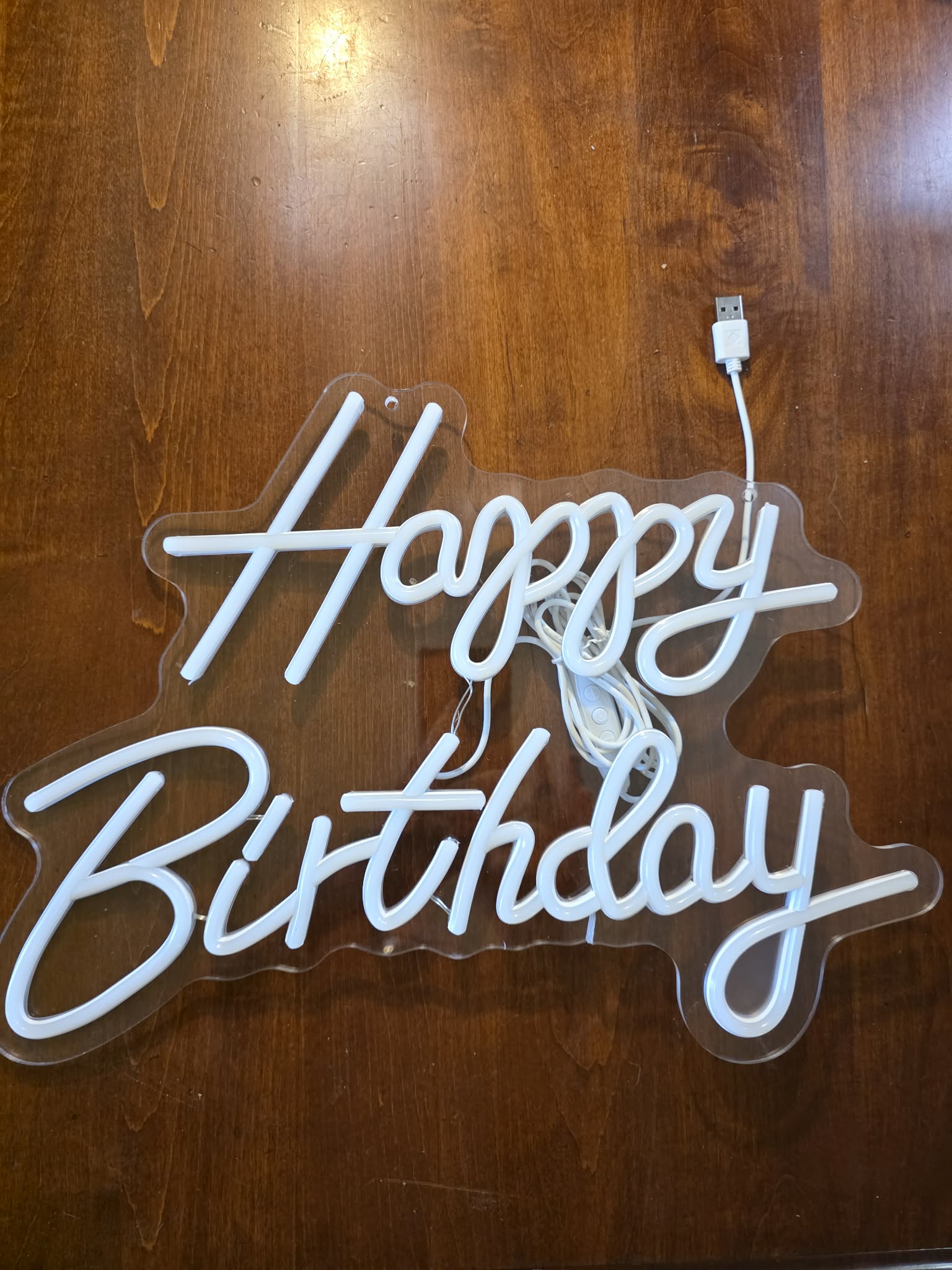 LED “Happy Birthday” Party Sign