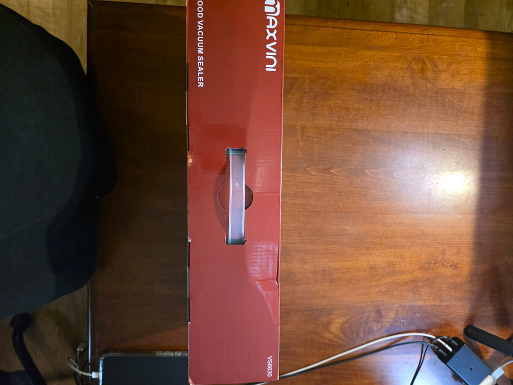 Maxvini Automatic Food Vacuum Sealer Machine - Dry & Moist Modes with Built-in Cutter (Model VS6630)