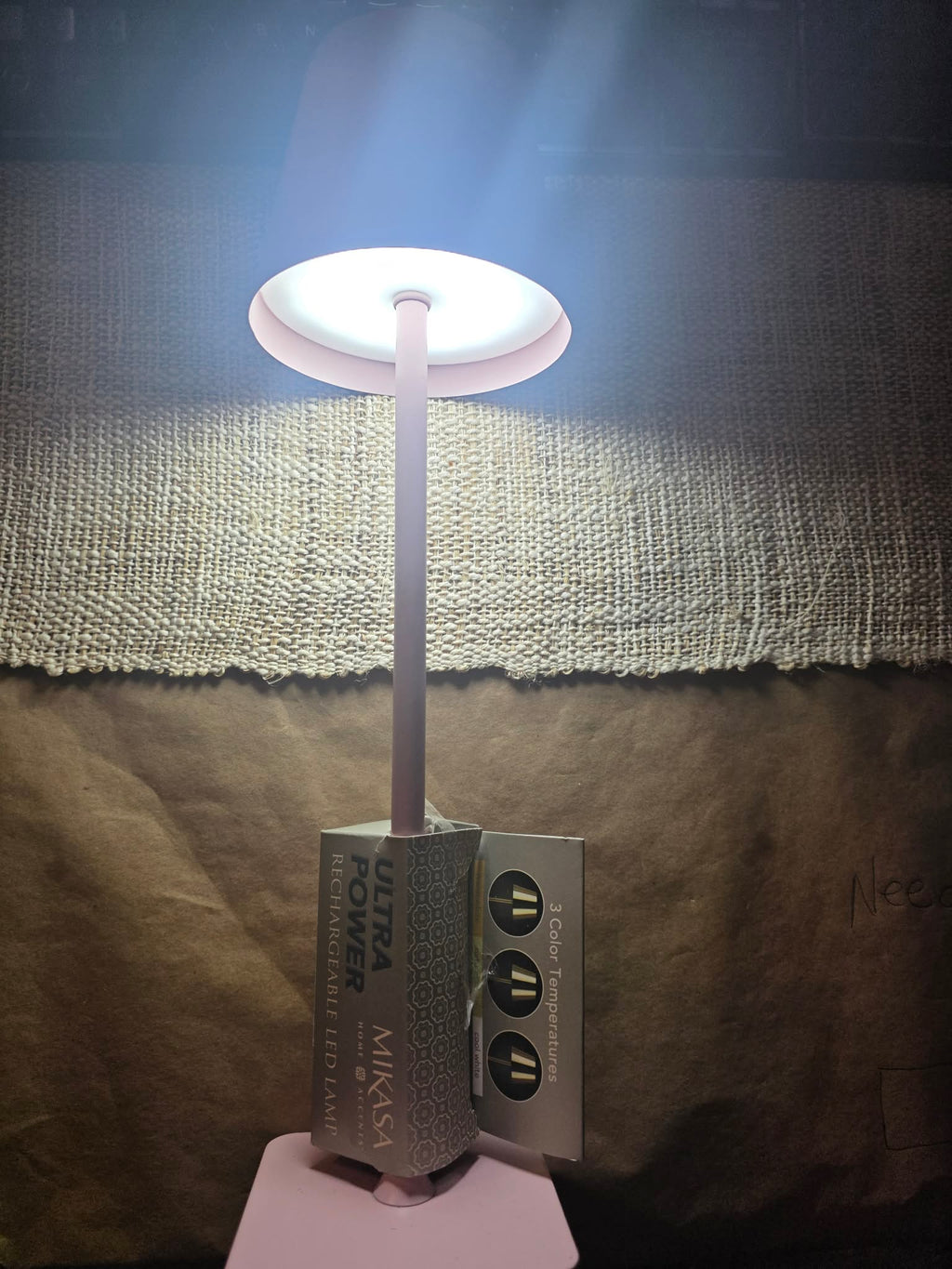 Mikasa Ultra Power Rechargeable LED Lamp (Home Accents Collection)