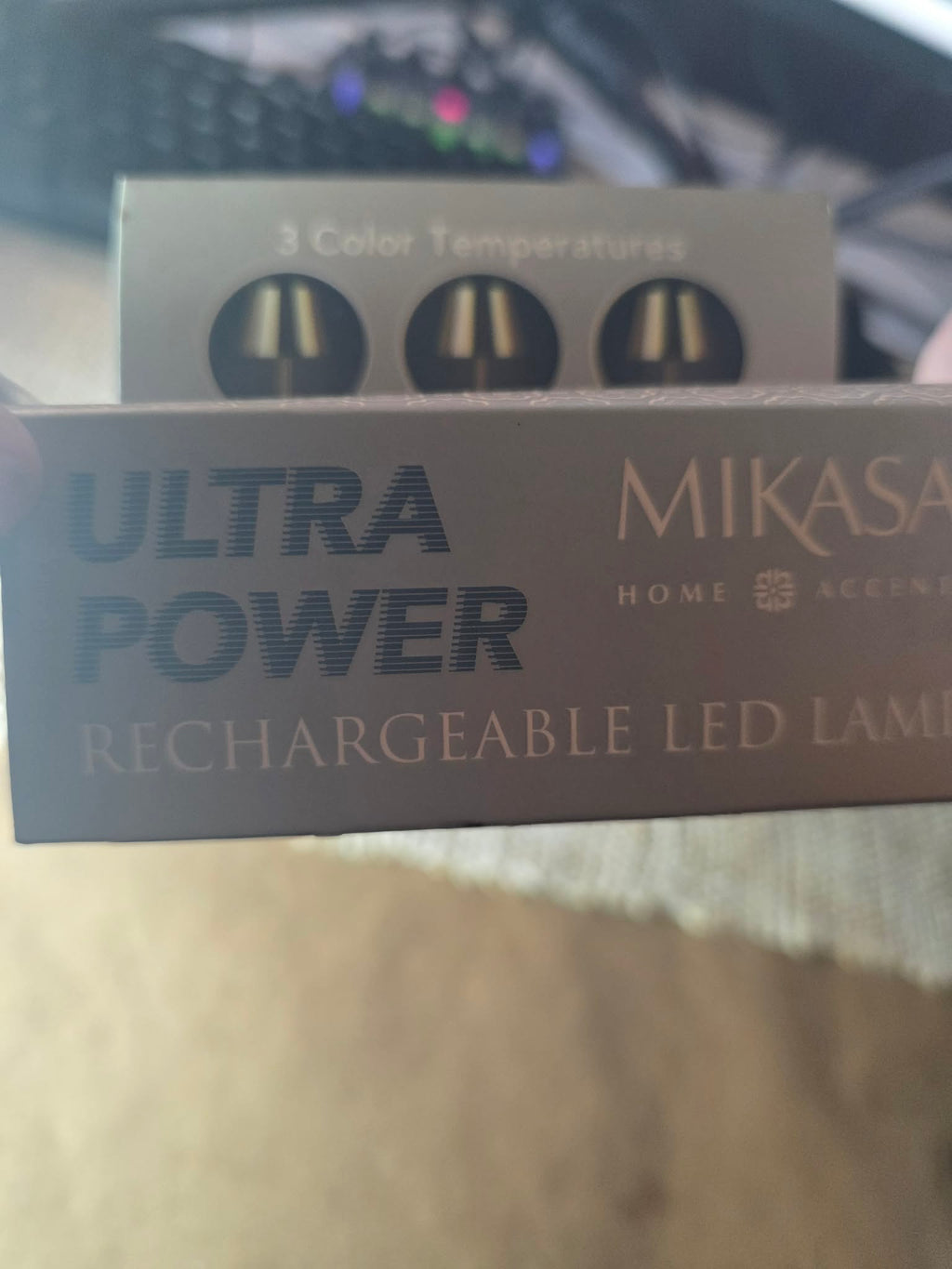 Mikasa Ultra Power Rechargeable LED Lamp (Home Accents Collection)