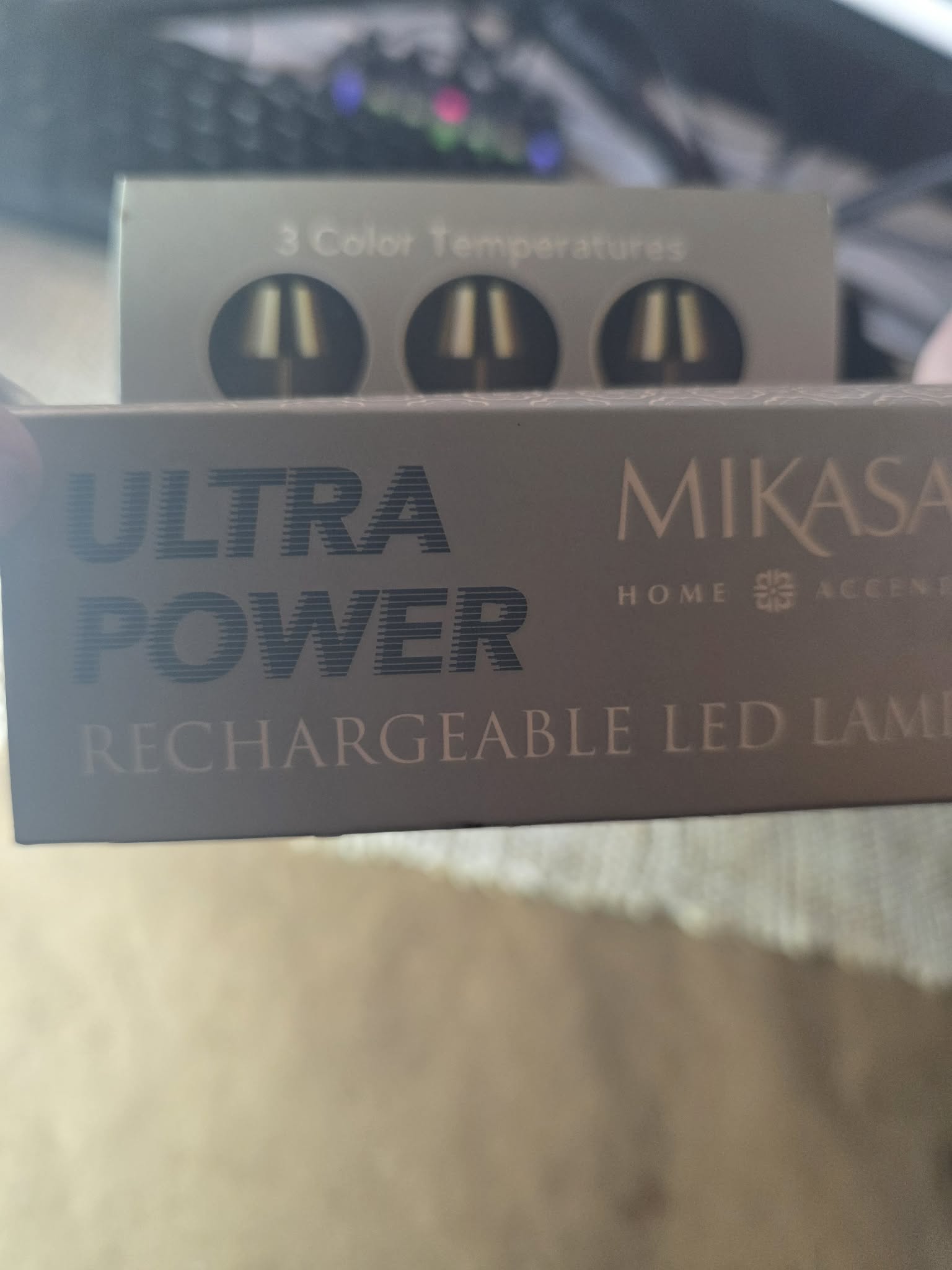 Mikasa Ultra Power Rechargeable LED Lamp (Home Accents Collection)