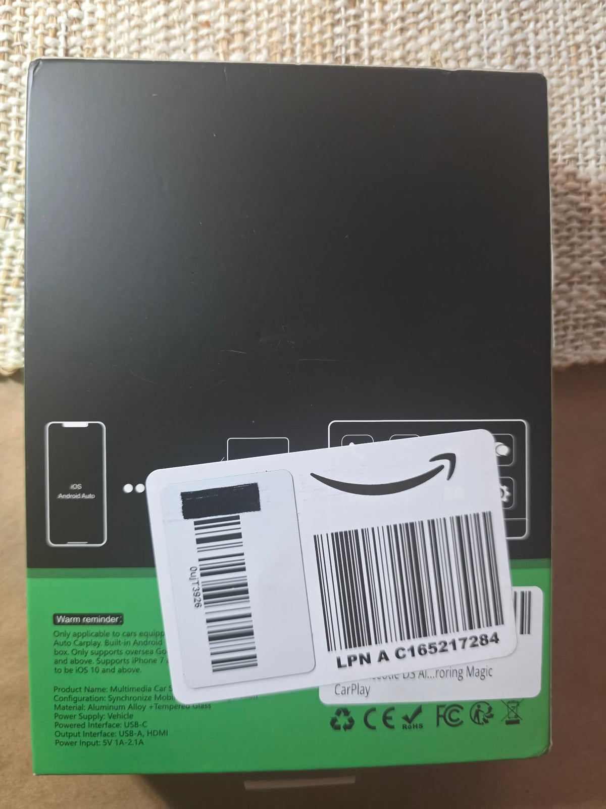 Multimedia Car Smart Box - Wireless Apple CarPlay & Android Auto Adapter (with Netflix & YouTube)