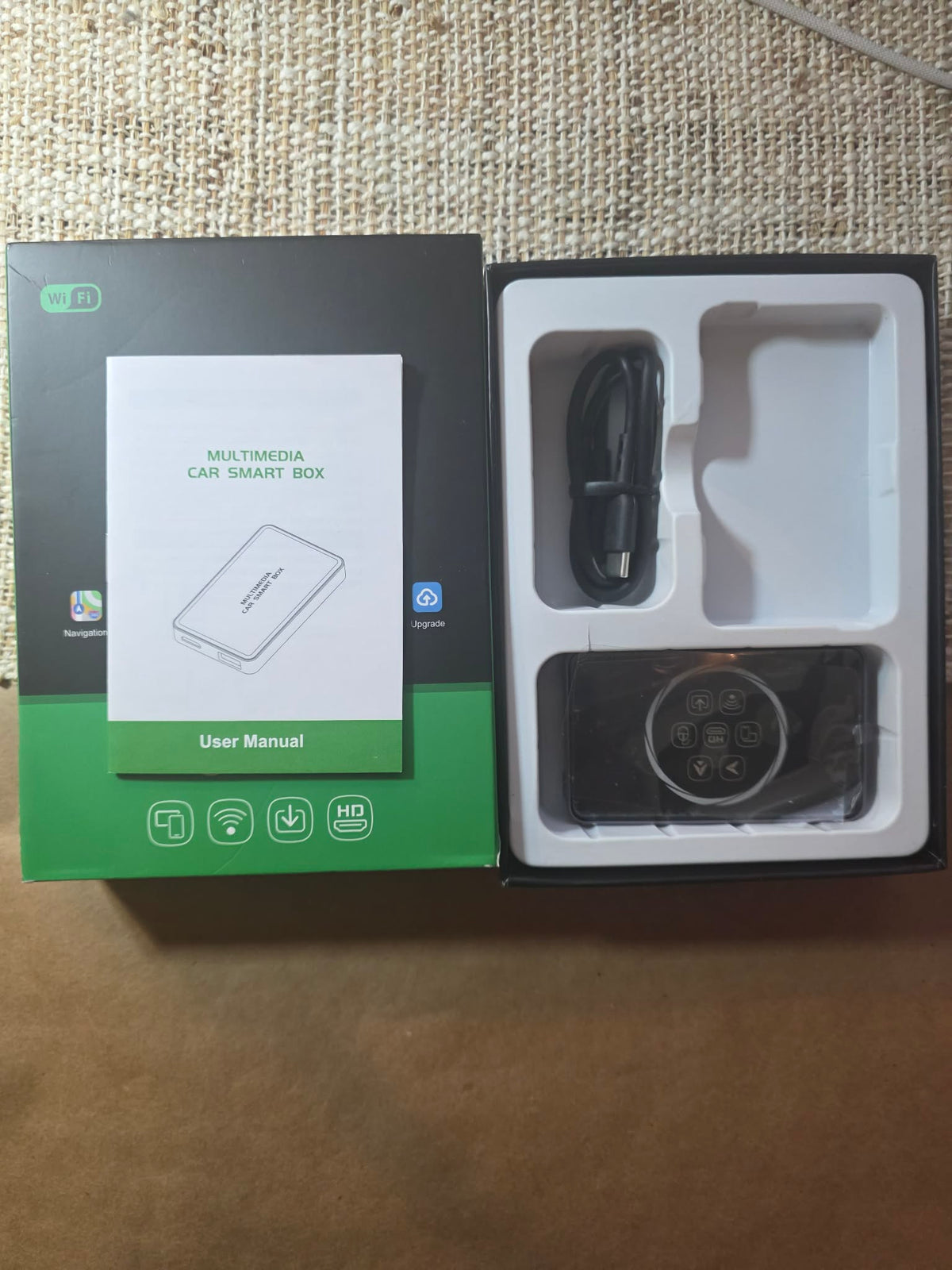 Multimedia Car Smart Box - Wireless Apple CarPlay & Android Auto Adapter (with Netflix & YouTube)