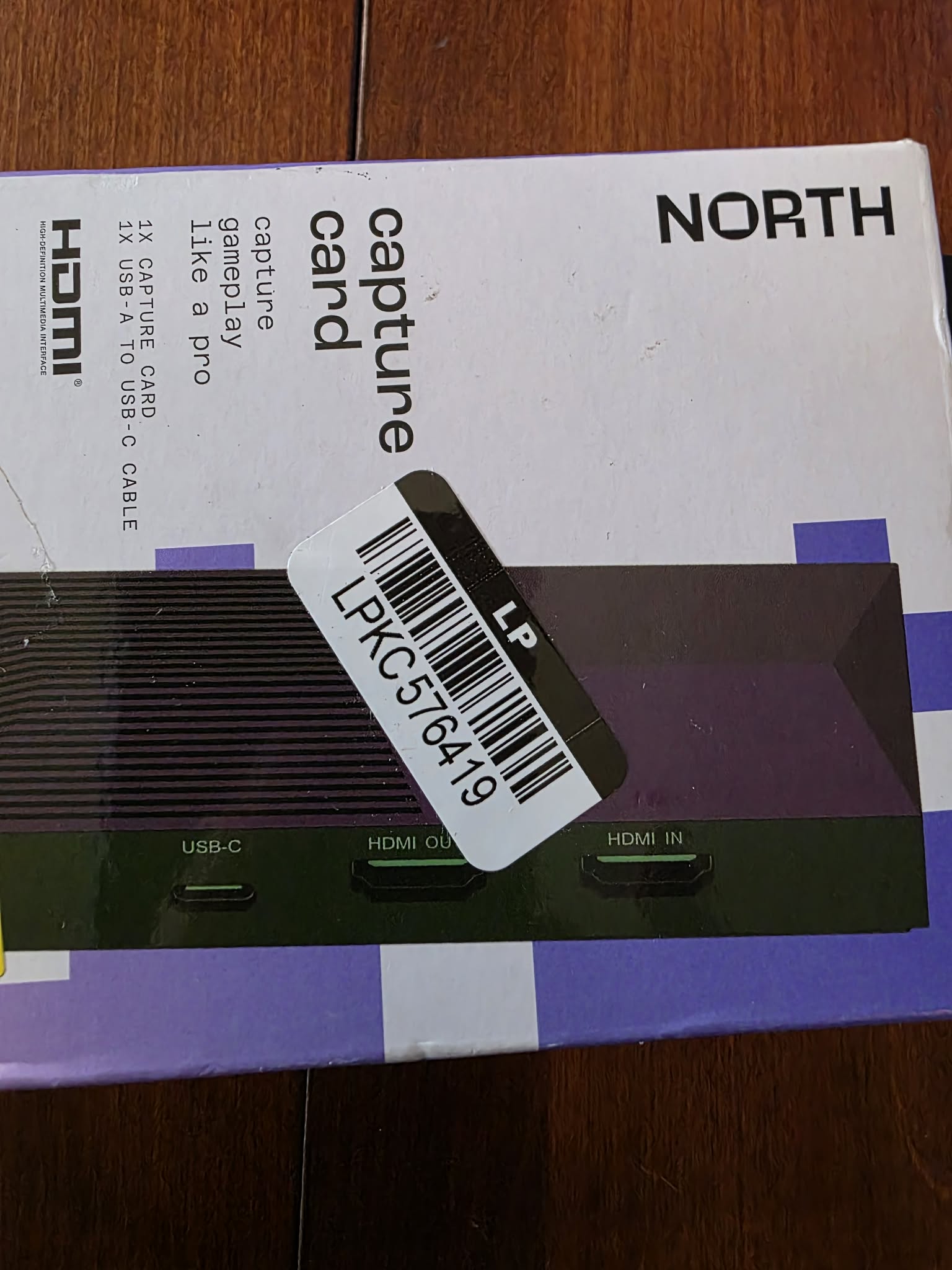 NORTH Capture Card – 1080p 60Hz HDMI Game Capture