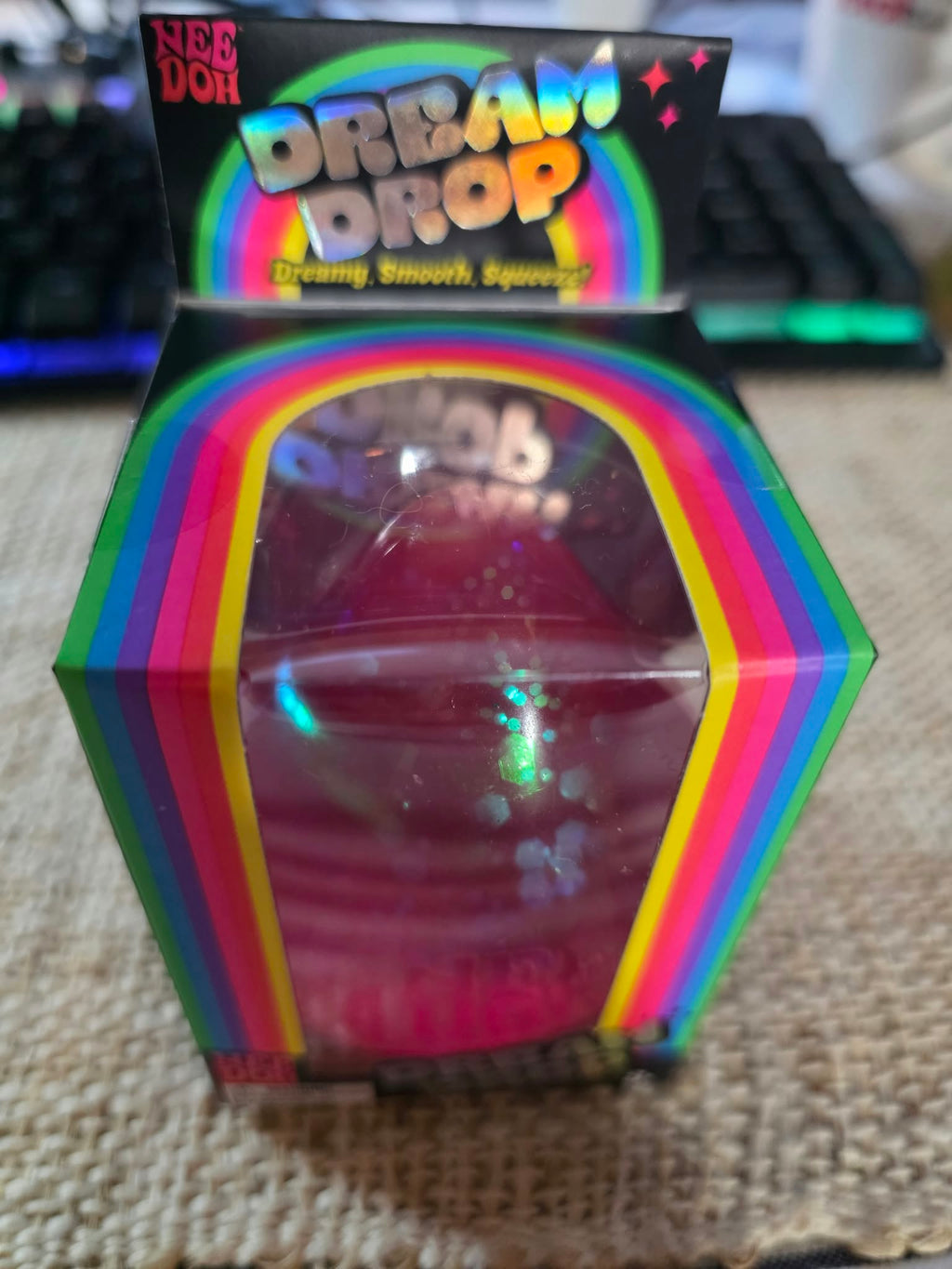 NeeDoh Dream Drop (Pink) The Groovy Glob Collection by Schylling