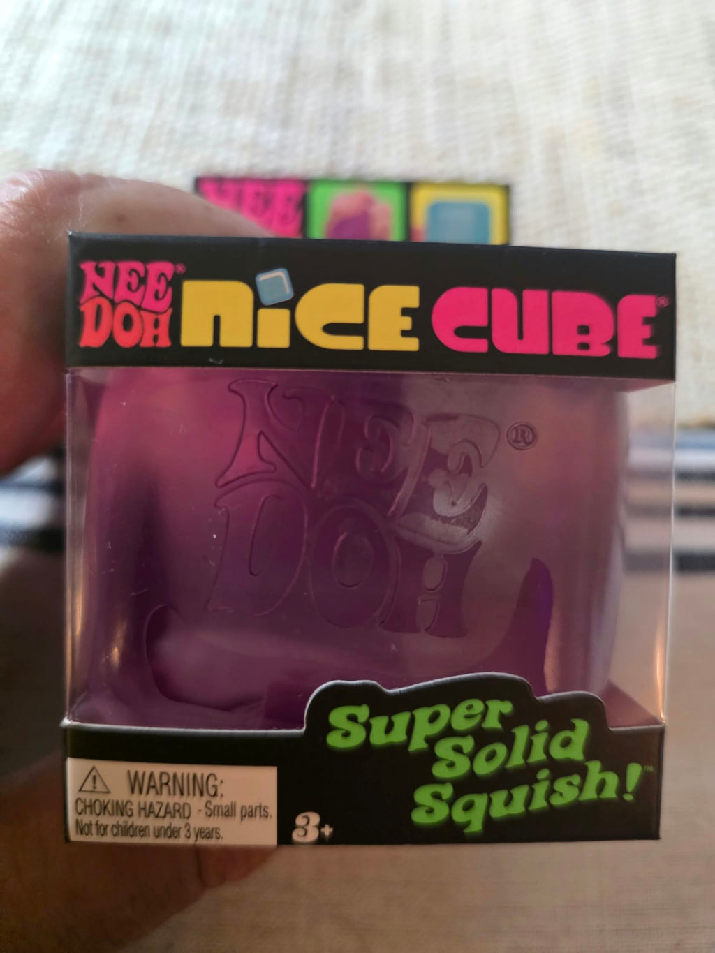 NeeDoh Nice Cube (Purple) The Groovy Glob Collection by Schylling